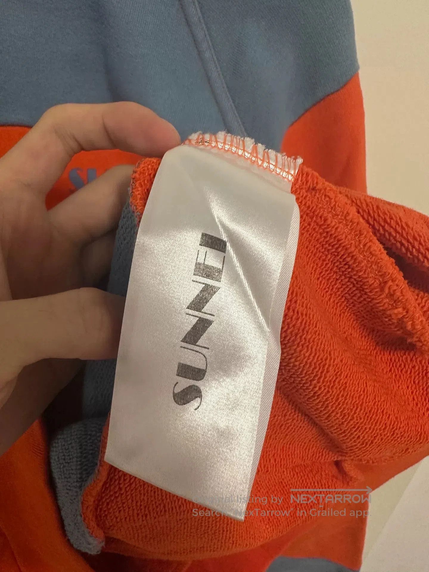 Sunnei SUNNEI Blue Orange Striped Sweatshirt. Size US S / EU 44-46 / 1 - 5 Thumbnail