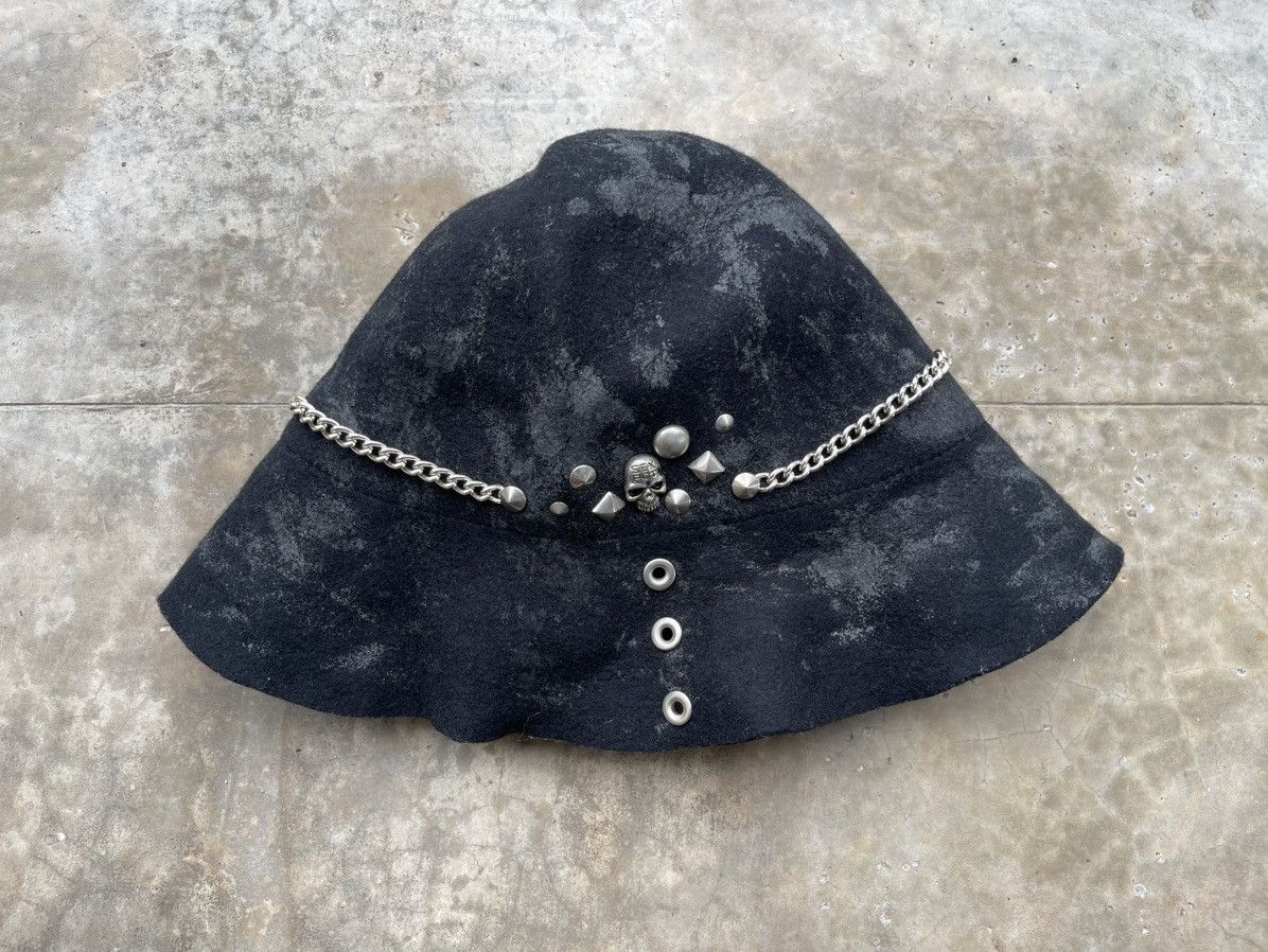 Japanese Brand × Seditionaries Sex Pot Revenge Wool Hat Punk Skull Chain Studded Size ONE SIZE - 1 Thumbnail