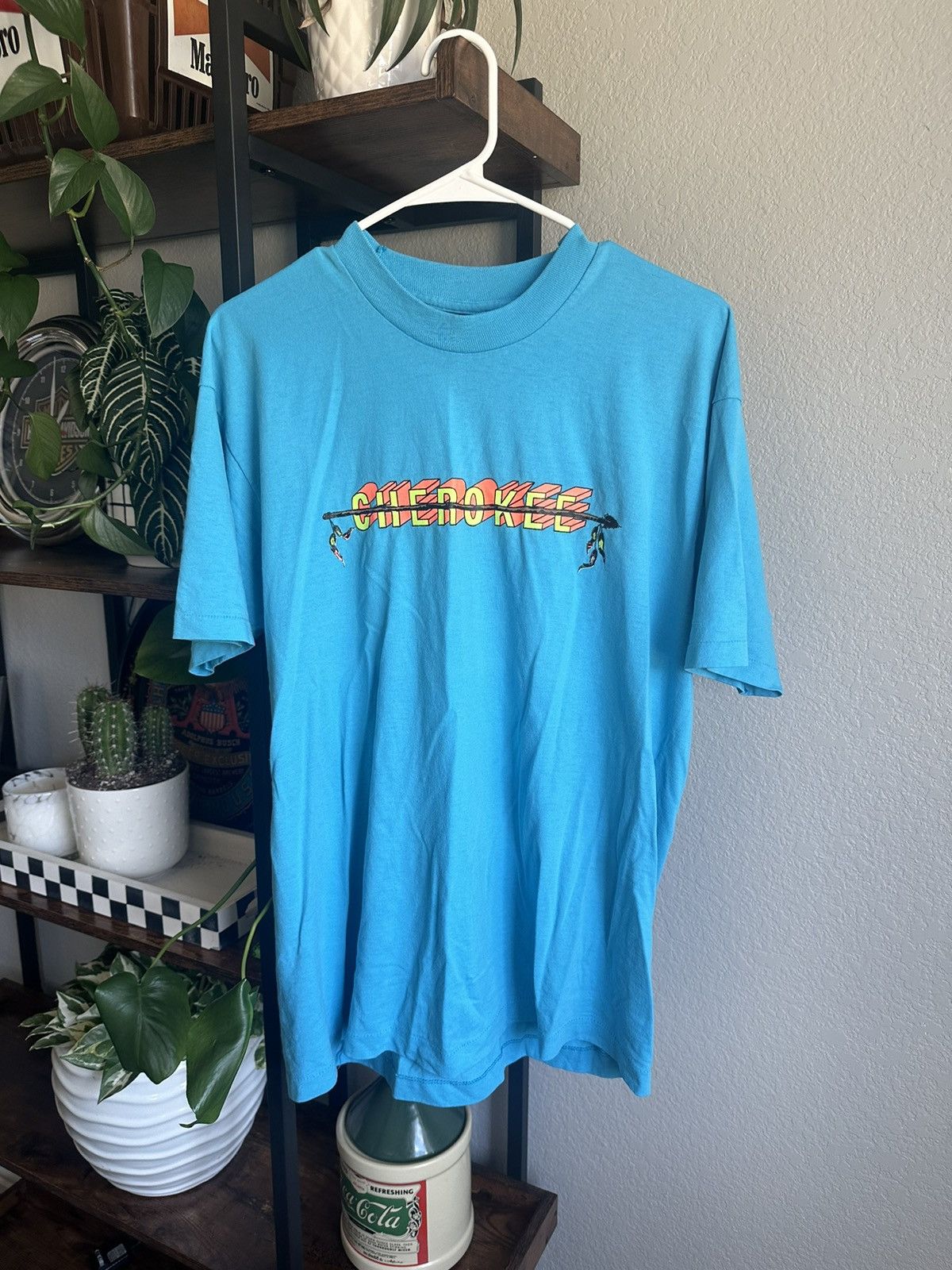 Vintage 1980s Vintage Cherokee Native American Tribe Tee Size US XL / EU 56 / 4 - 1 Thumbnail
