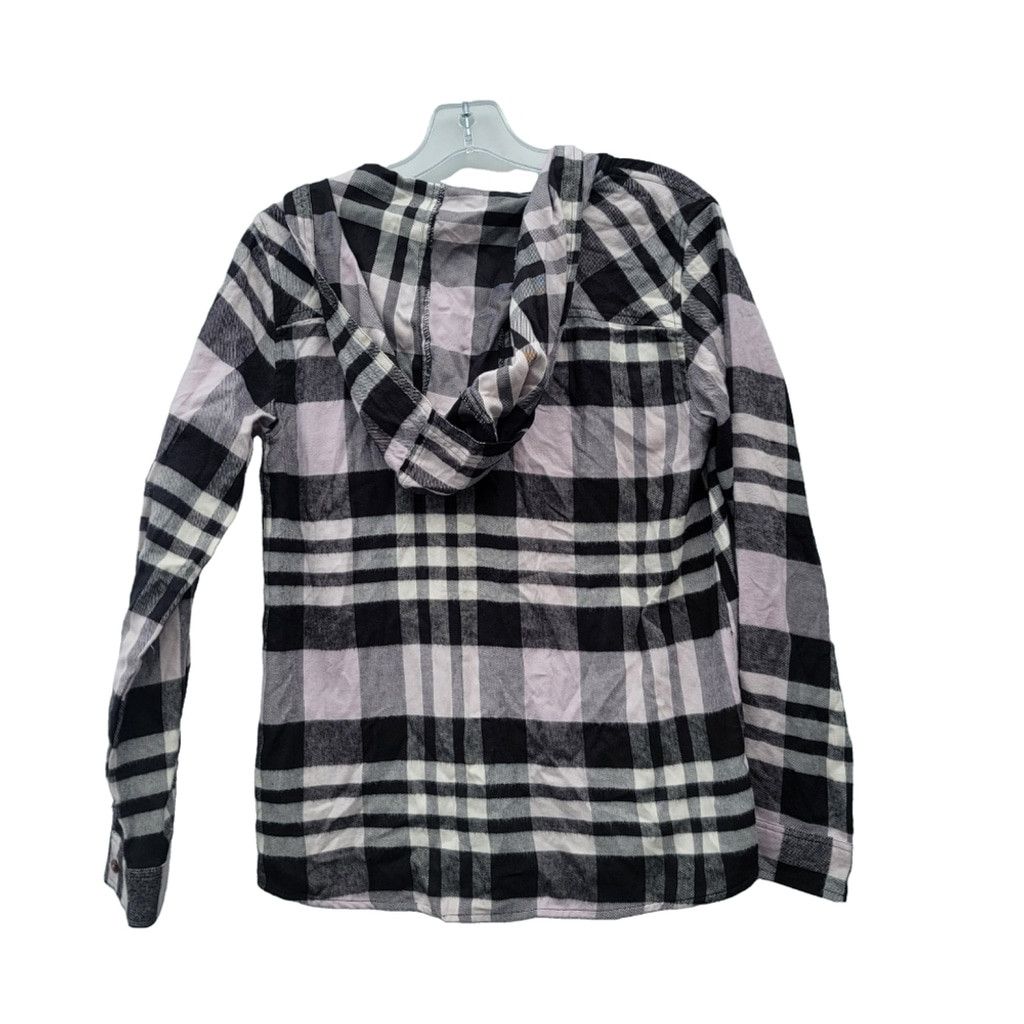 Other NWT Hippie Rose Flannel Hooded Button Down Shirt Lightweight Size XS / US 0-2 / IT 36-38 - 4 Thumbnail