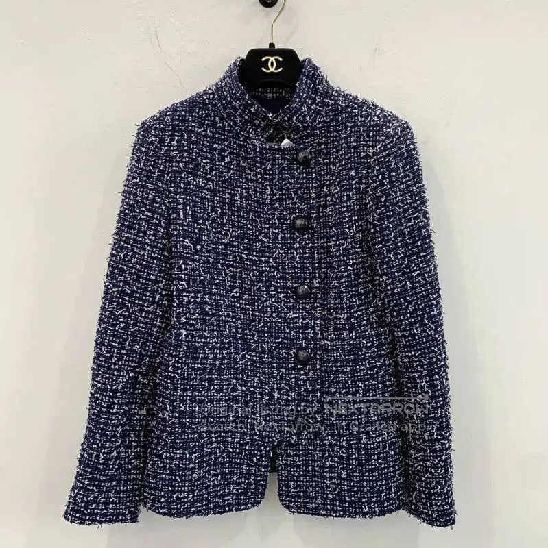 Chanel Chanel Blue Wool Women's Jacket . Size XS / US 0-2 / IT 36-38 - 1 Thumbnail