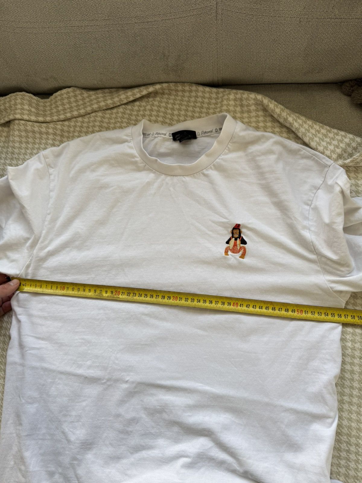 Percival Percival Monkey White T-Shirt Size US XL / EU 56 / 4 - 8 Thumbnail