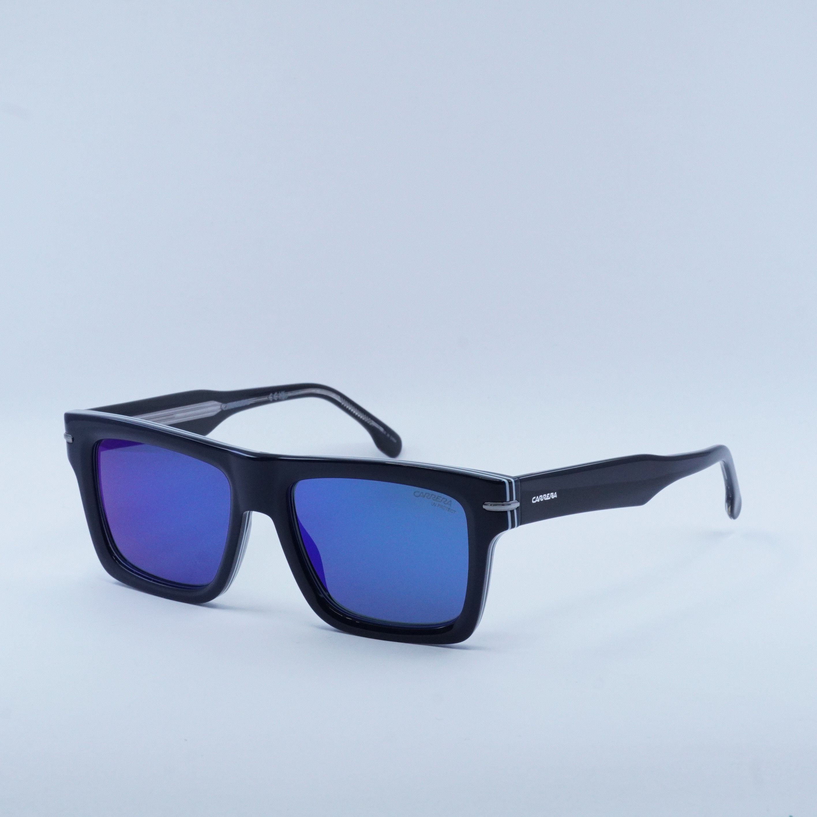Carrera CARRERA 305/S 0Y00 XT Sunglasses Black Square Frame Size ONE SIZE - 1 Thumbnail