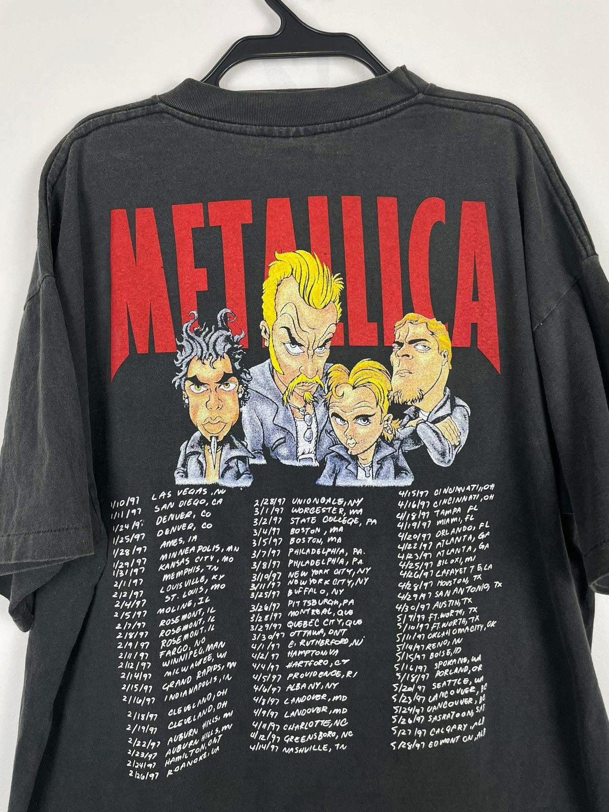 Metallica VINTAGE METALICCA Size US XL / EU 56 / 4 - 5 Thumbnail