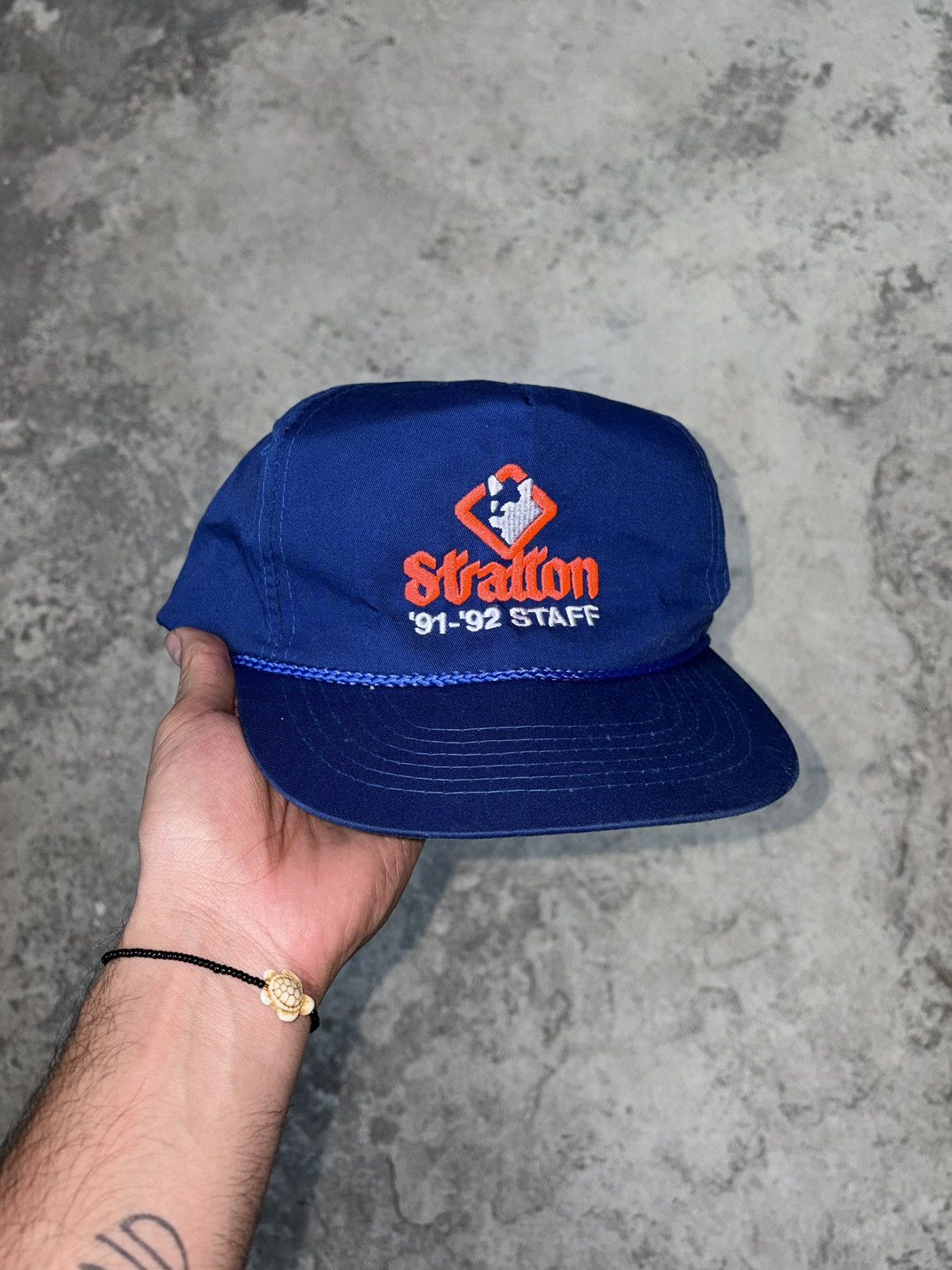 Vintage Vintage 1991 Strattin 91-92 Staff Hat MADE IN KOREA Size ONE SIZE - 2 Thumbnail