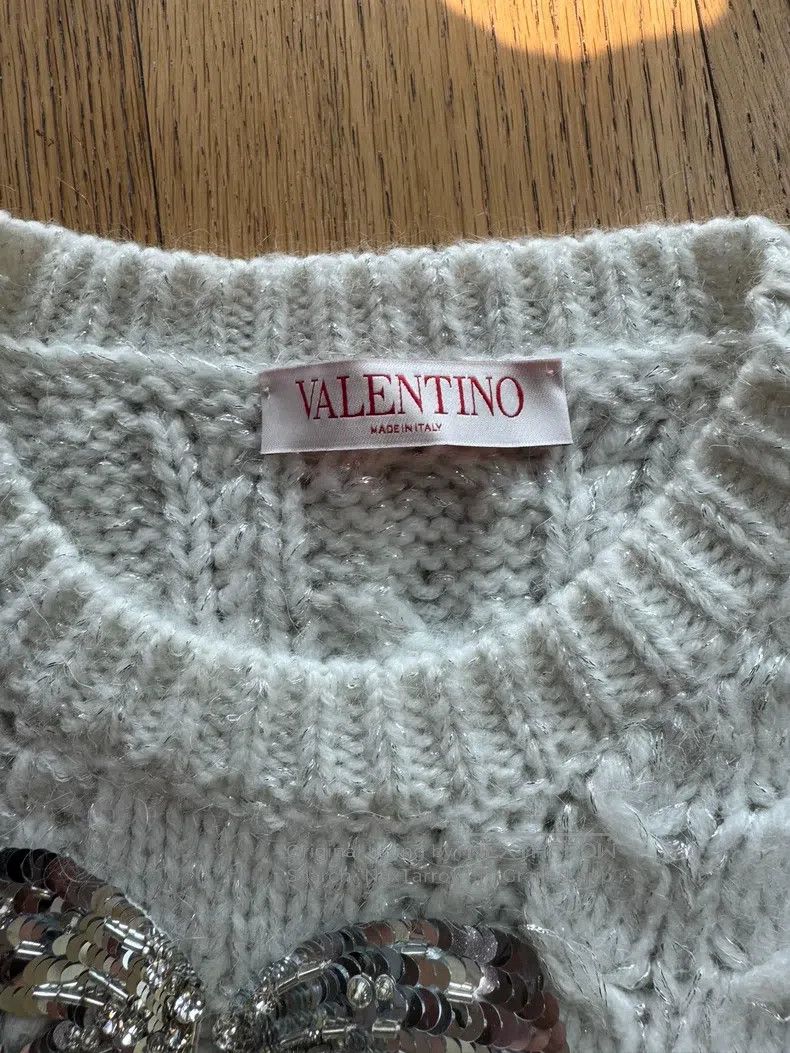 Valentino Valentino Butterfly ant embroidered sweater Size S / US 4 / IT 40 - 2 Thumbnail