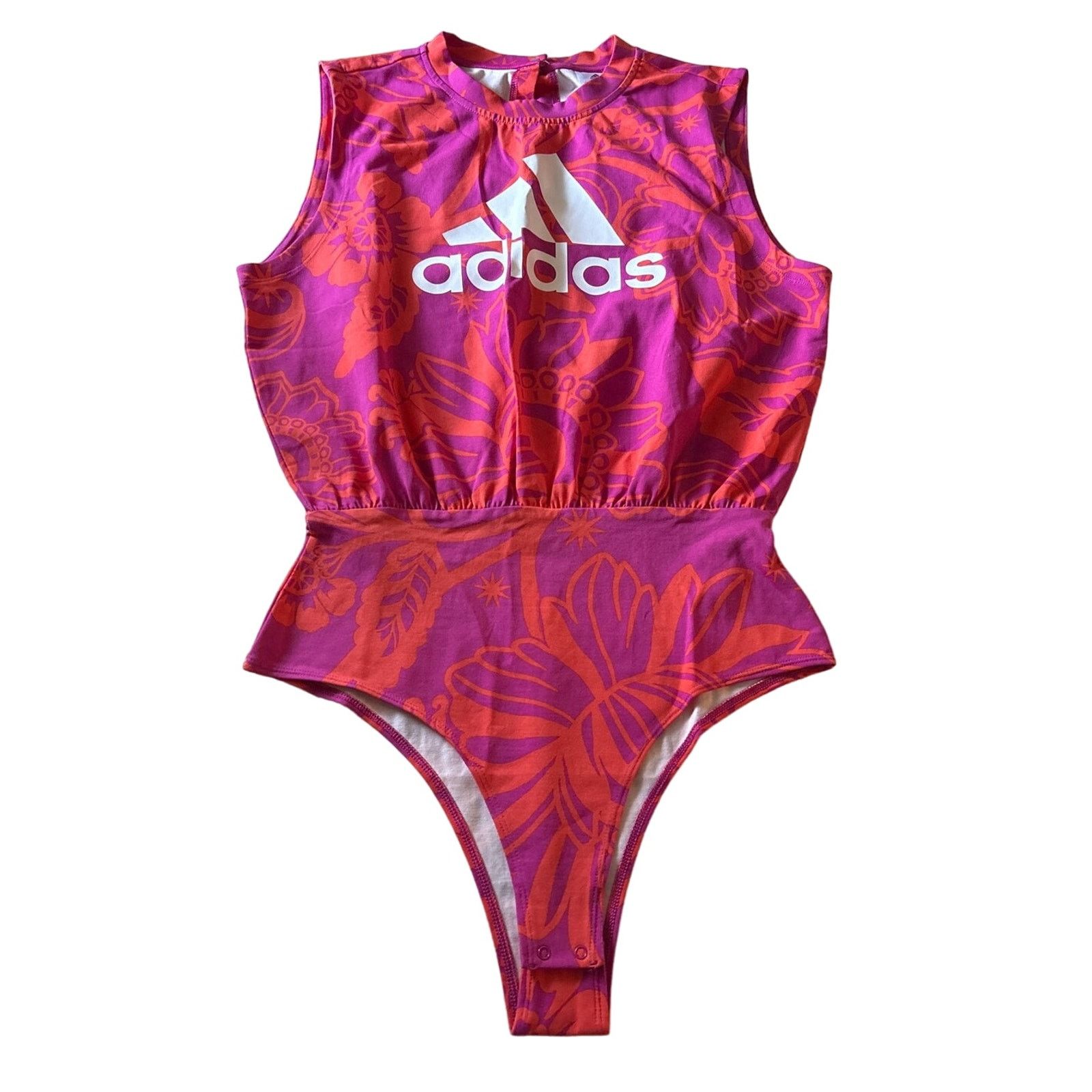 Adidas Adidas Womens Farm Rio Bodysuit Pink Magenta Leotard XL Size XL / US 12-14 / IT 48-50 - 1 Thumbnail