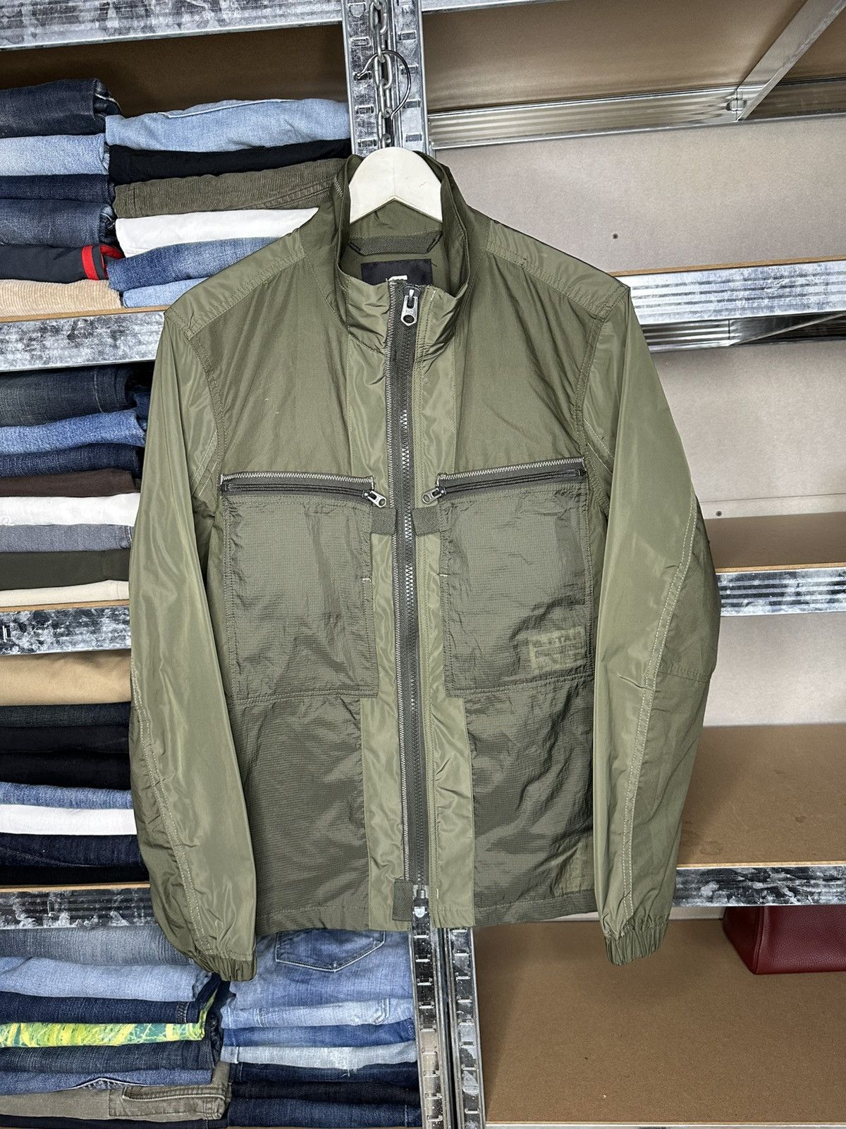 G Star Fabric Mix Overshirt Men’s Jacket Size L