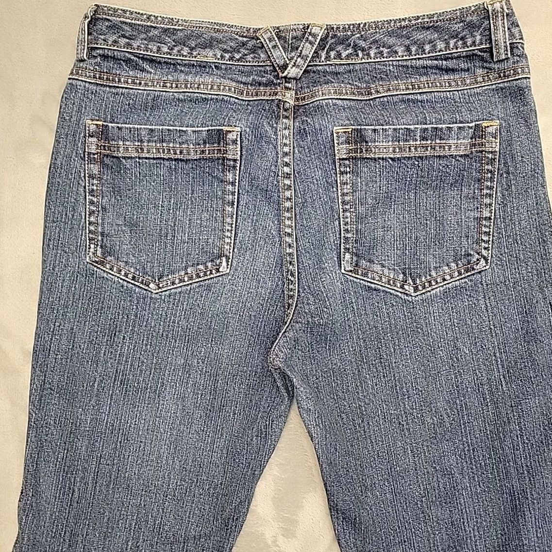 Denime Duluth Trading Jeans Women 6x35 Blue Denim Slim Straight Leg Boot Cut Pants Size 28" / US 6 / IT 42 - 6 Thumbnail