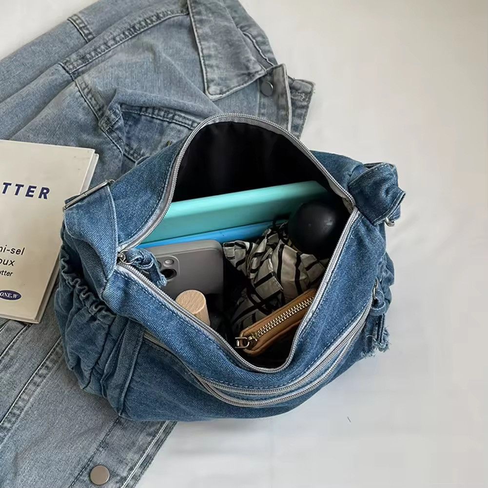 Vintage Vintage Denim Shoulder Bag Size ONE SIZE - 10 Thumbnail