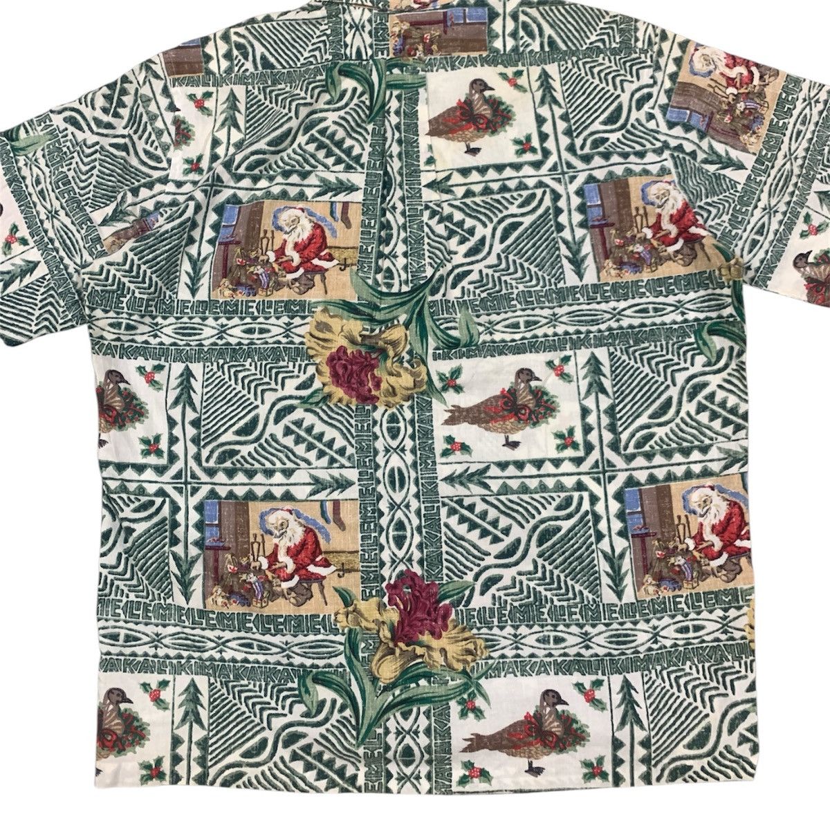 Reyn Spooner Vtg Mele Kalikimaka Reyn Spooner Tropical Hawaiian Shirt Size US L / EU 52-54 / 3 - 7 Thumbnail