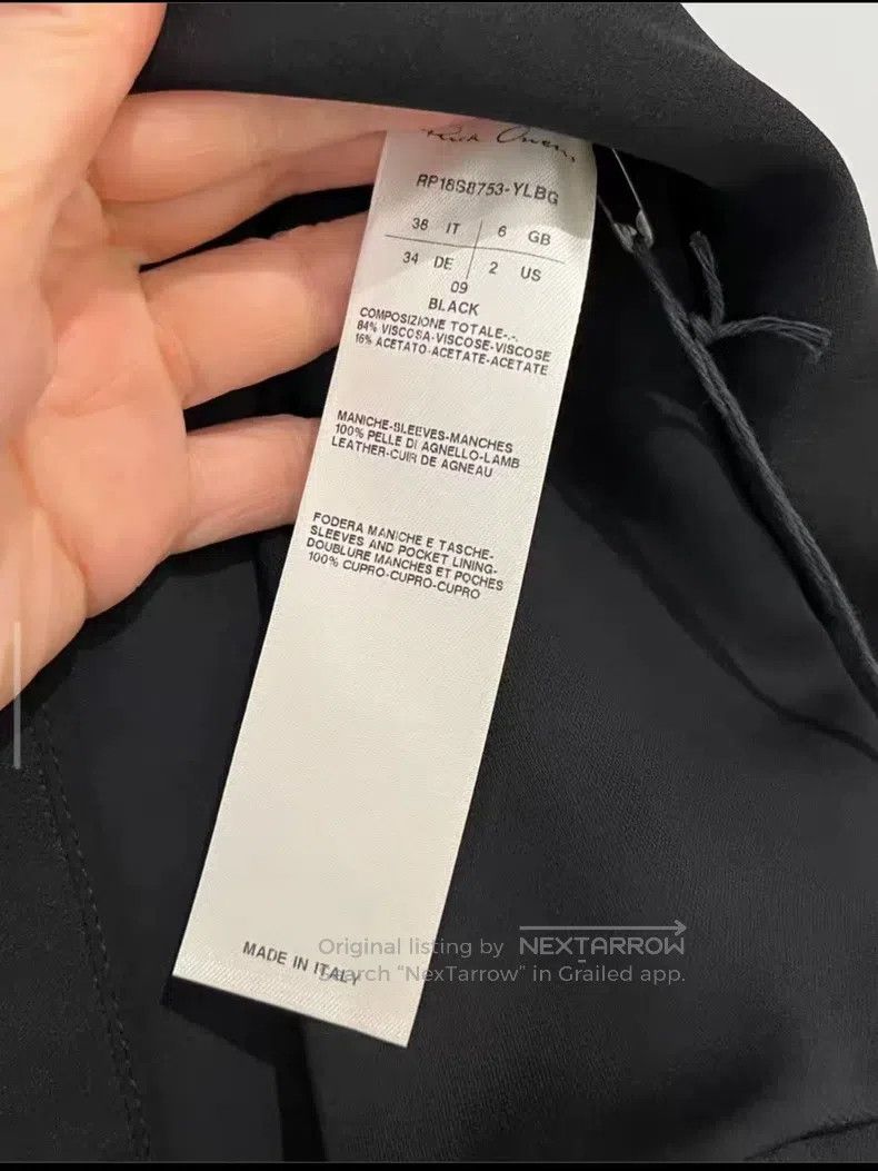 Rick Owens Rick Owens Patchwork Leather Short Sleeve Zip jacket Size XS / US 0-2 / IT 36-38 - 7 Thumbnail