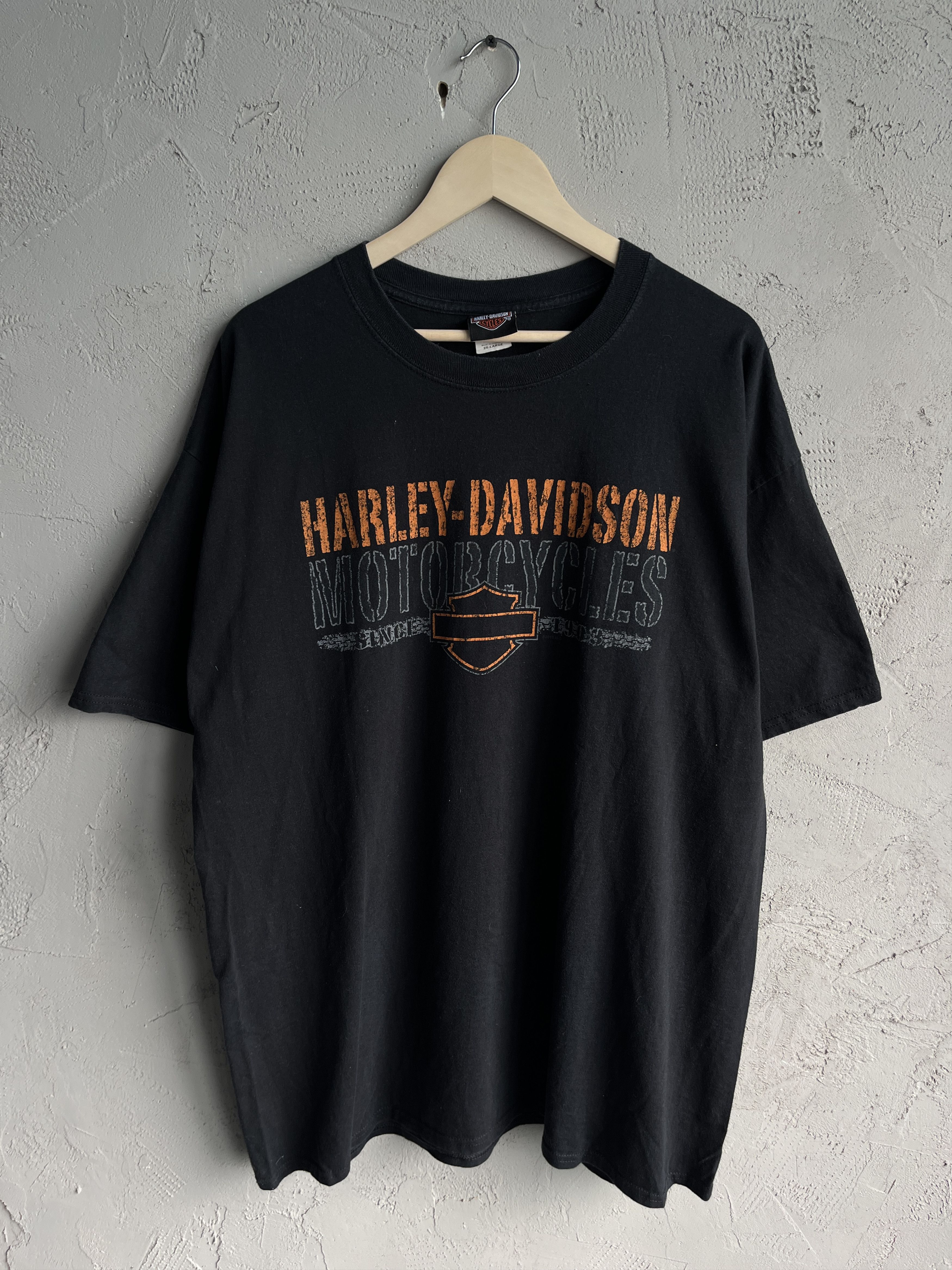Harley Davidson × Vintage Vintage Y2K Harley Davidson Motorcycles Lone Wolf T Shirt Size US XXL / EU 58 / 5 - 4 Thumbnail