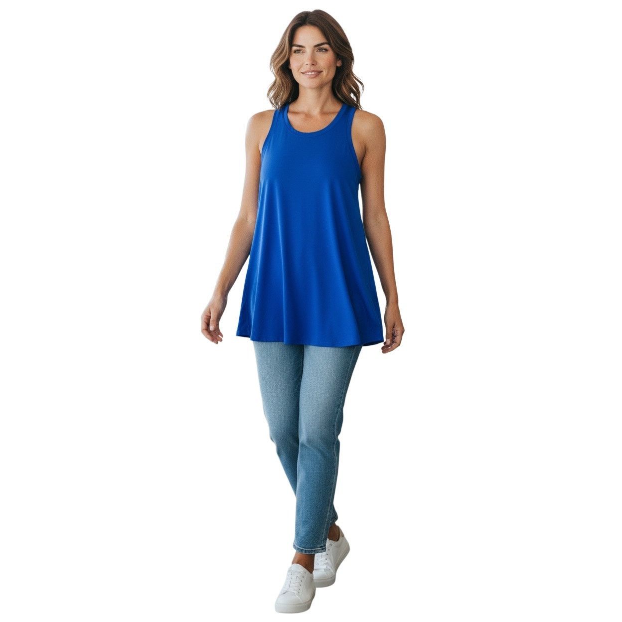 The Unbranded Brand Running Girl Women’s Work Out Gym Clothes ZS3078_Blue_L Size L / US 10 / IT 46 - 2 Thumbnail