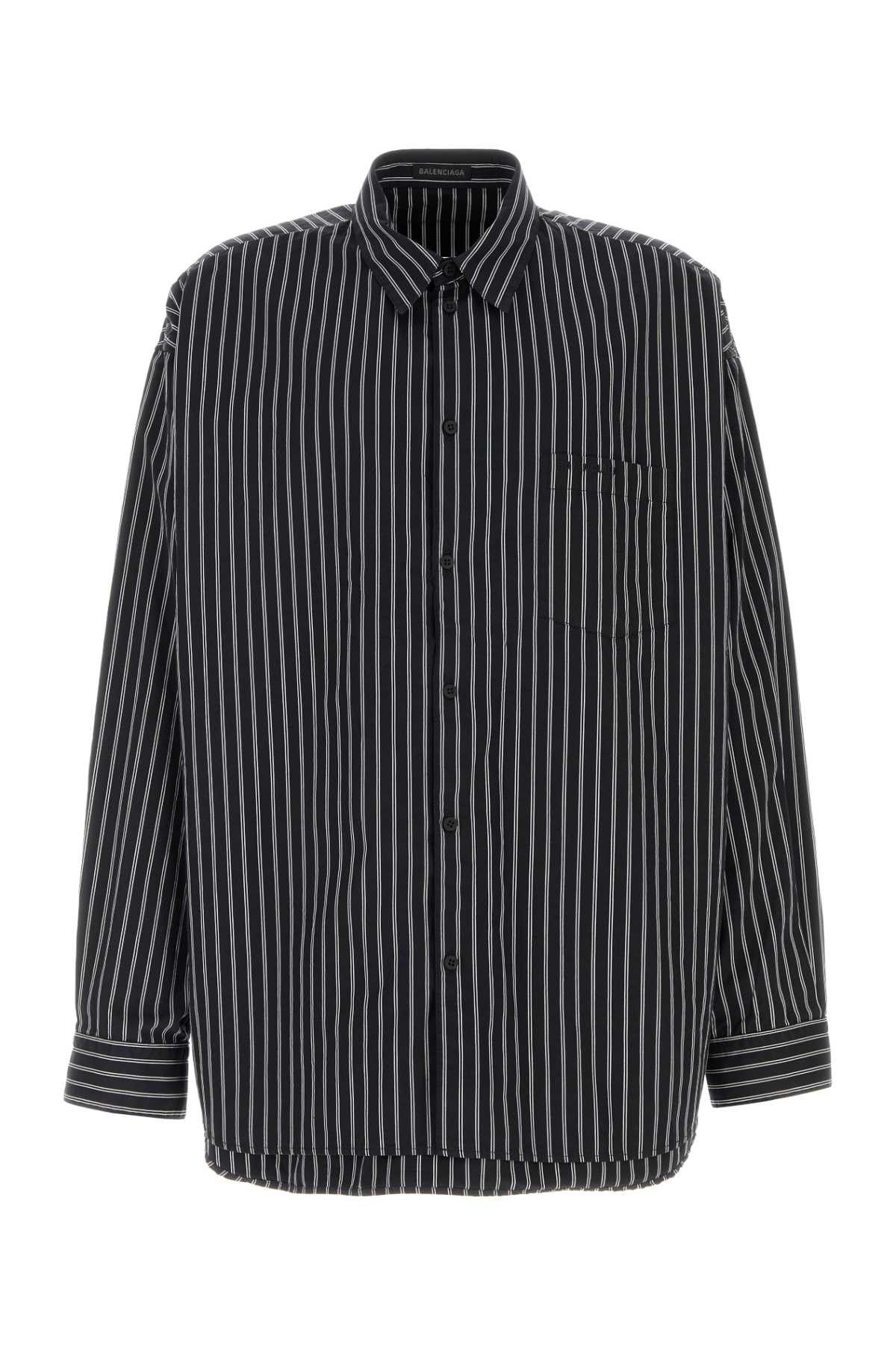 Tシャツ・カットソー BALENCIAGA Embroidered poplin oversize shirt BALENCIAGA Oversized embroidered cotton-poplin shirt | NET-A