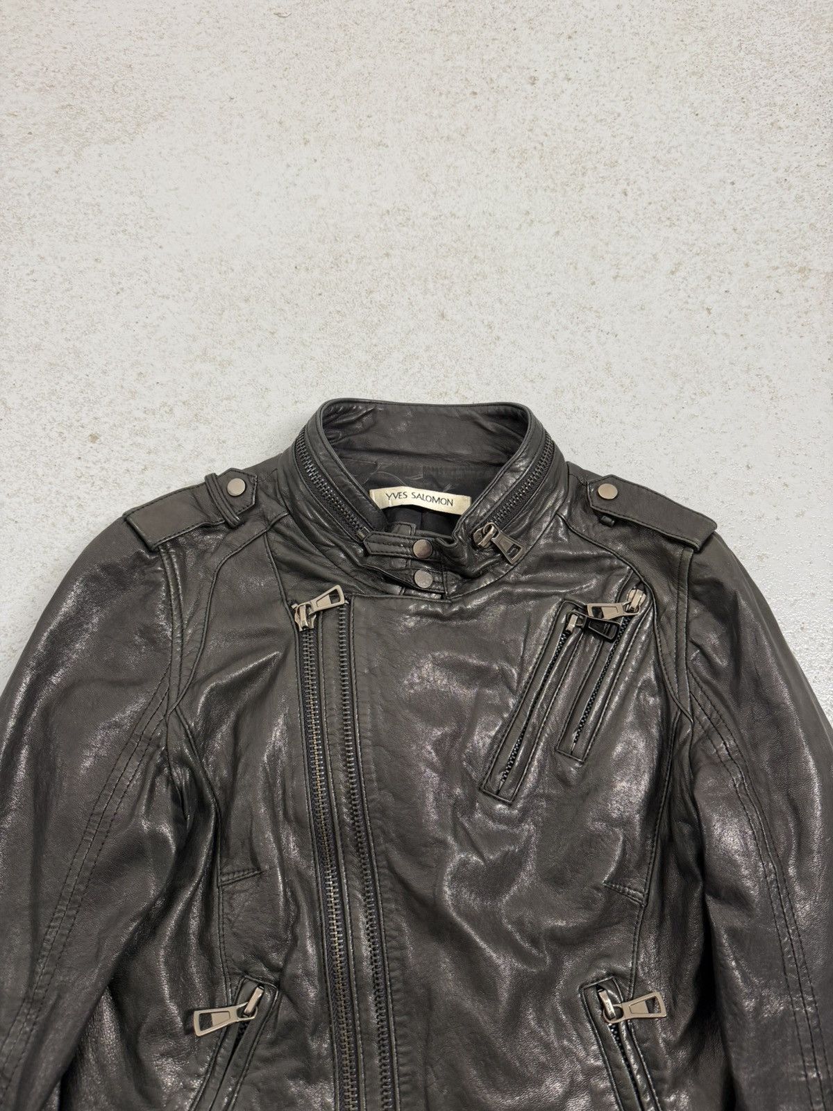 Yves Salomon Avant-garde Yves Salomon Multi-zip Lamp Leather Biker Jacket Size S / US 4 / IT 40 - 4 Thumbnail