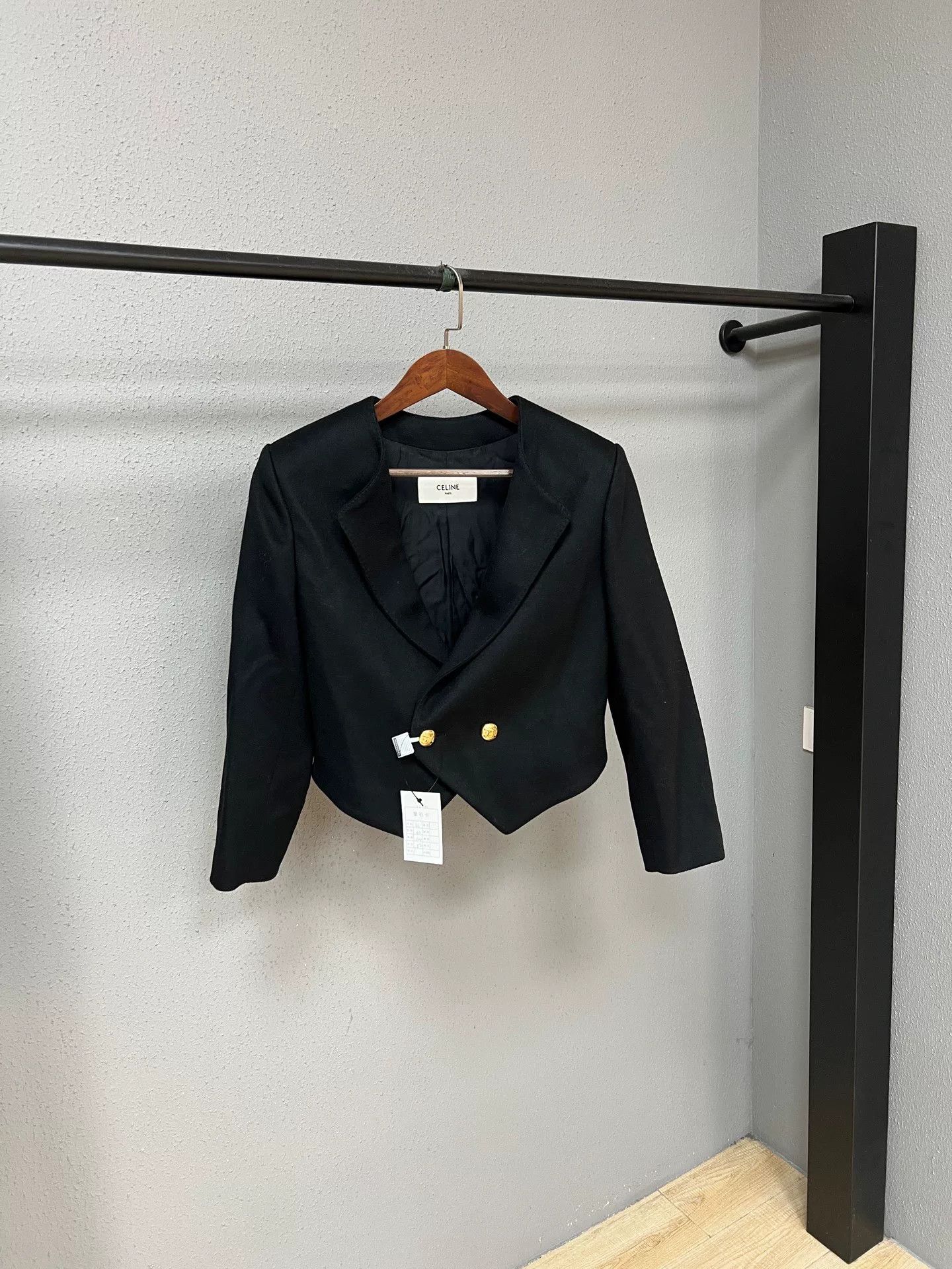 Celine Celine Gold Button Blazer Size XS / US 0-2 / IT 36-38 - 1 Thumbnail