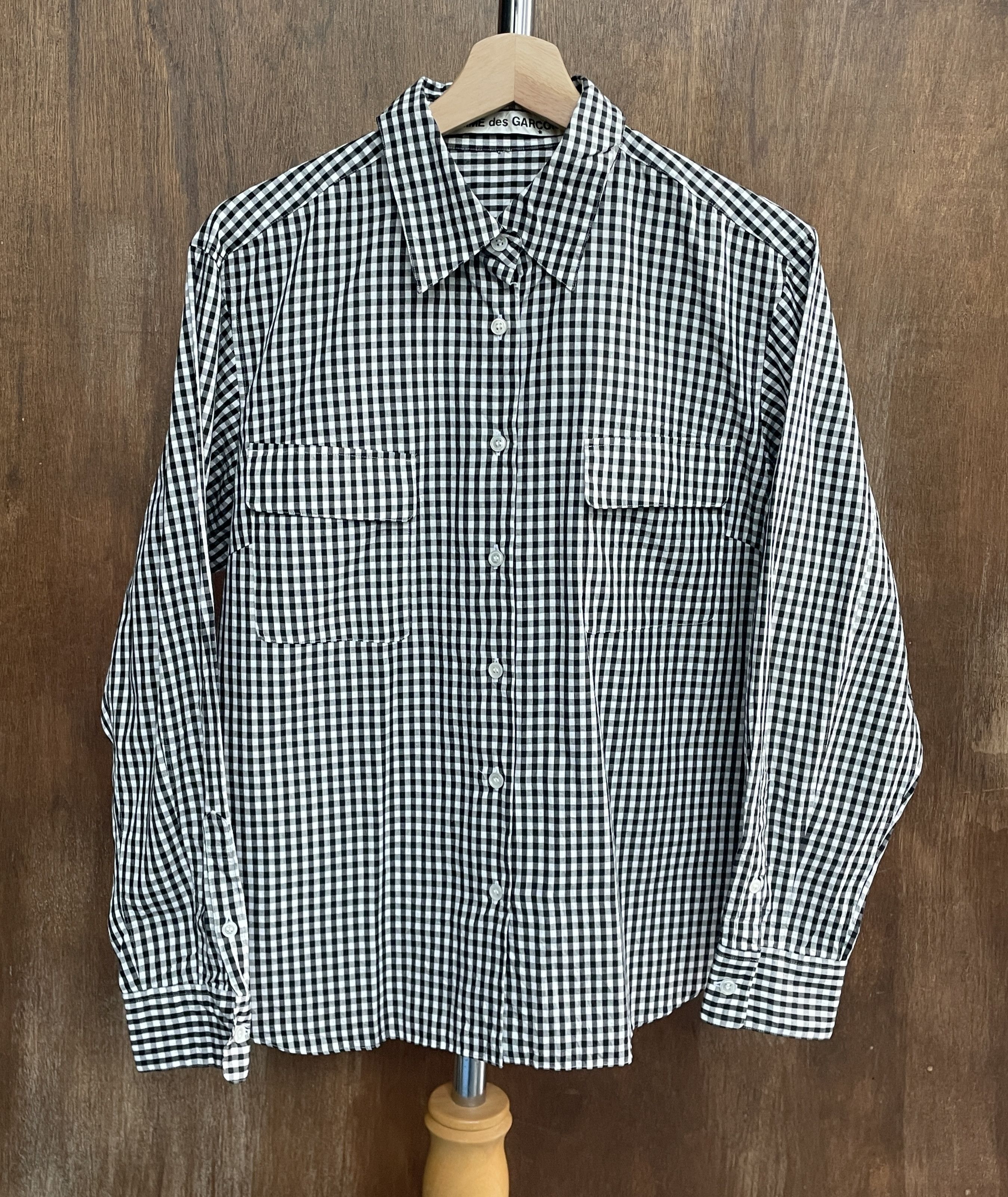 Comme des Garcons COMME des GARCONS Checkred Long Sleeve Shirt Size US M / EU 48-50 / 2 - 1 Thumbnail