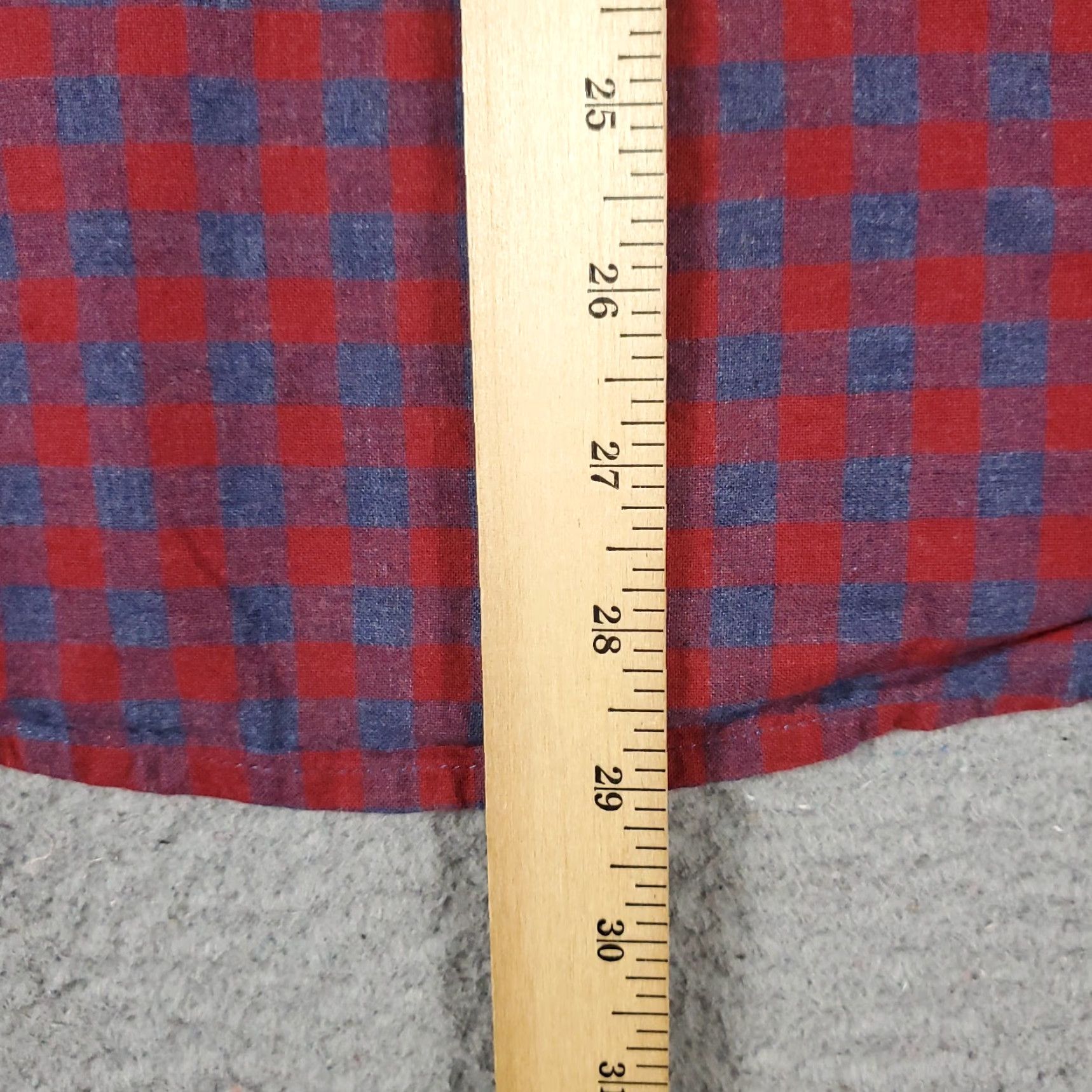Tommy Hilfiger Tommy Hilfiger Check Shirt Mens Medium Red Casual Button-Up Long Sleeve Size US M / EU 48-50 / 2 - 5 Thumbnail