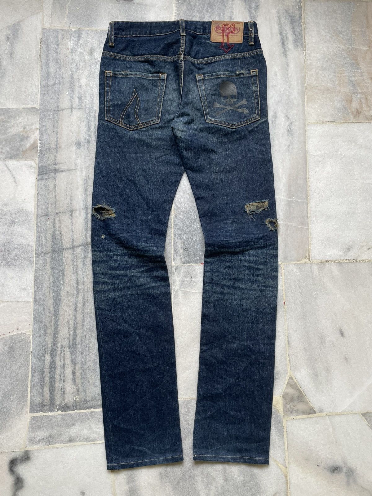 Roen Hiromu Takahara Roen X Bobson Destroyed Denim Pants | Grailed