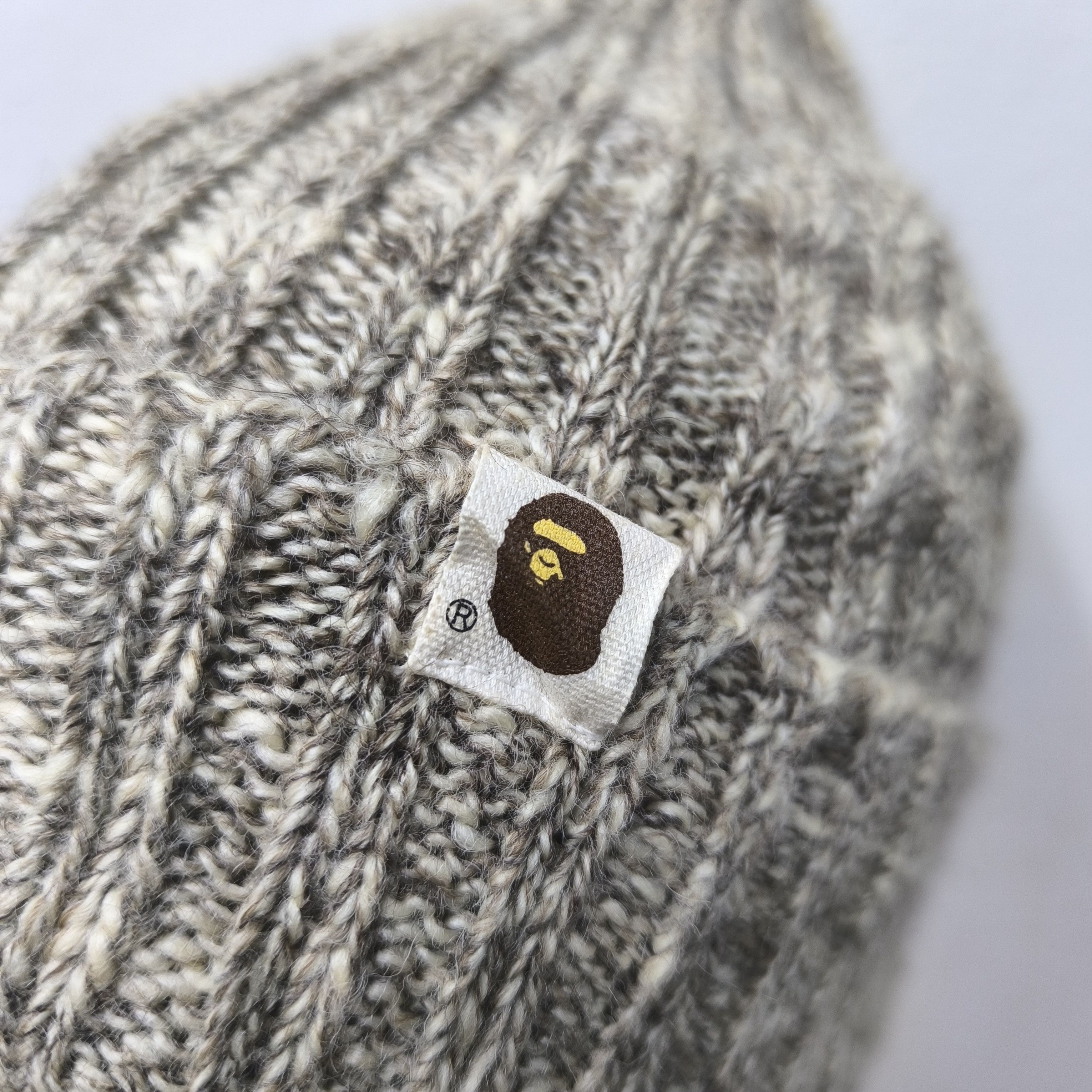 Bape 🦍 Vintage OG bape bathing ape nigo era patch wool beanie Size ONE SIZE - 3 Thumbnail