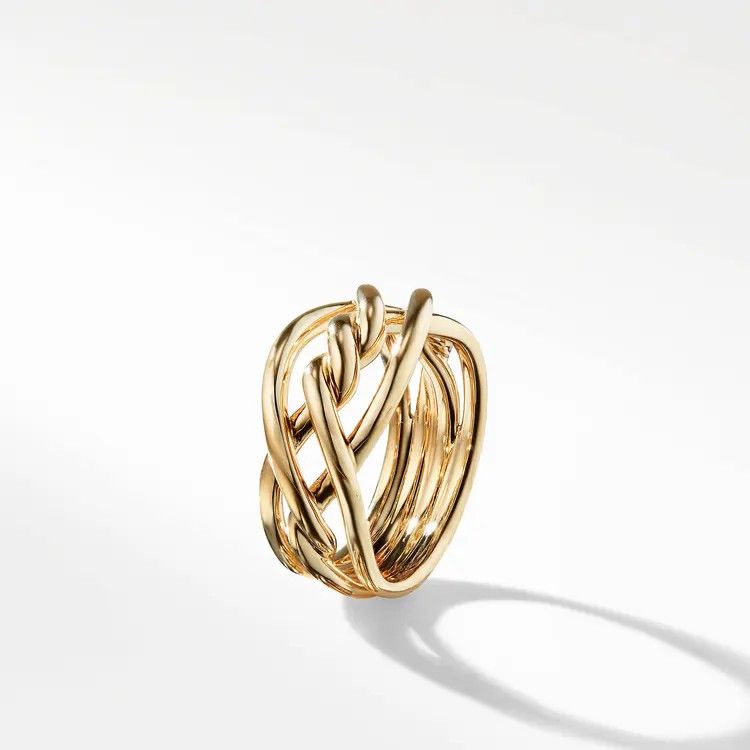 David Yurman o1s1wg111025 R13350 /Size 8 /Continuance Ring in Golden Size ONE SIZE - 3 Thumbnail