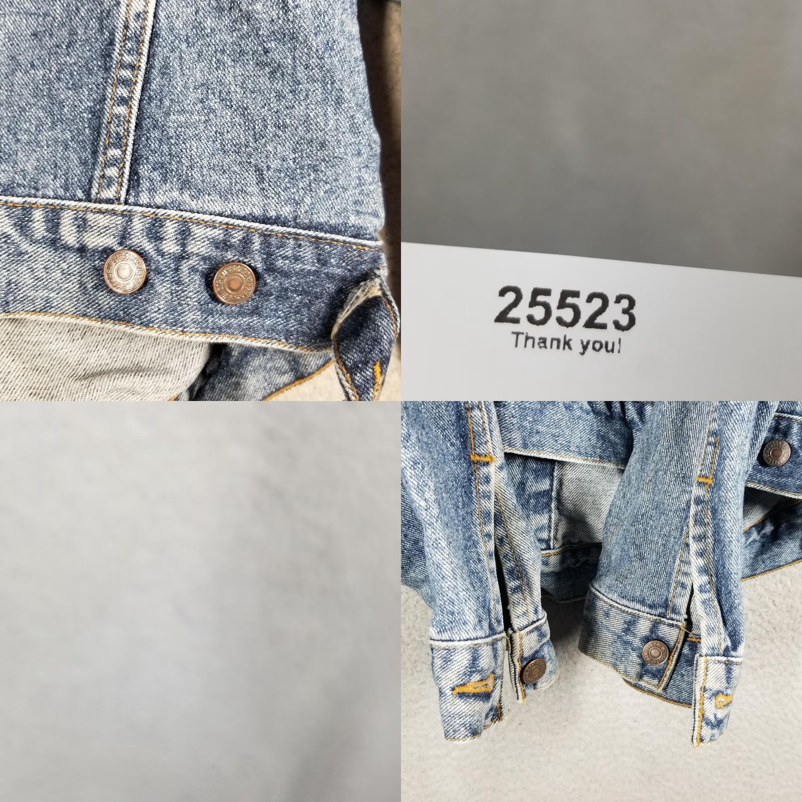 Levi's VINTAGE Levi's Jacket Mens Large ROAD Goat Flaw Blue Denim Trucker 70598-4891 Size US L / EU 52-54 / 3 - 8 Thumbnail
