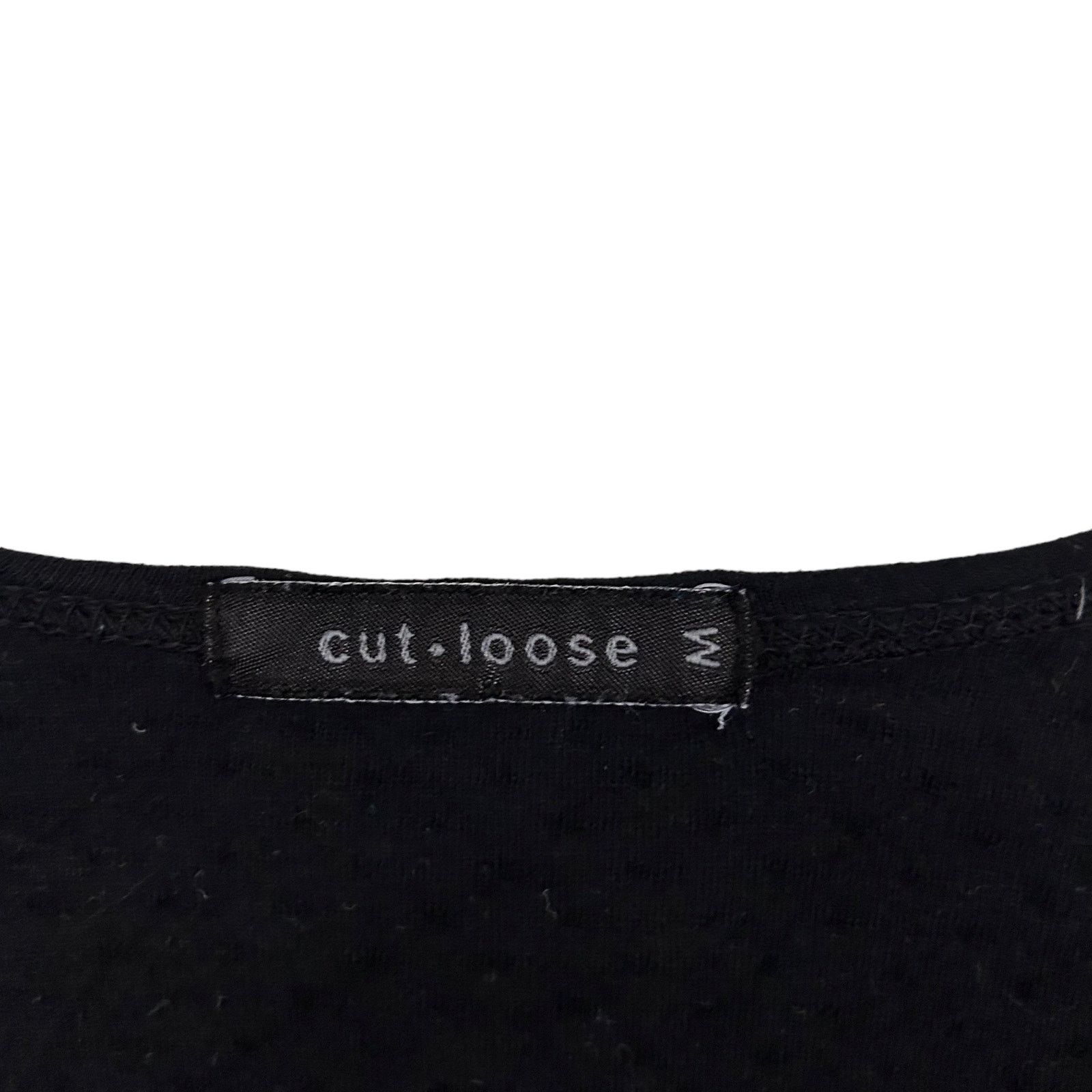 Other Cut Loose Black Long Sleeve Shirt Sz M Lagenlook Size M / US 6-8 / IT 42-44 - 2 Thumbnail