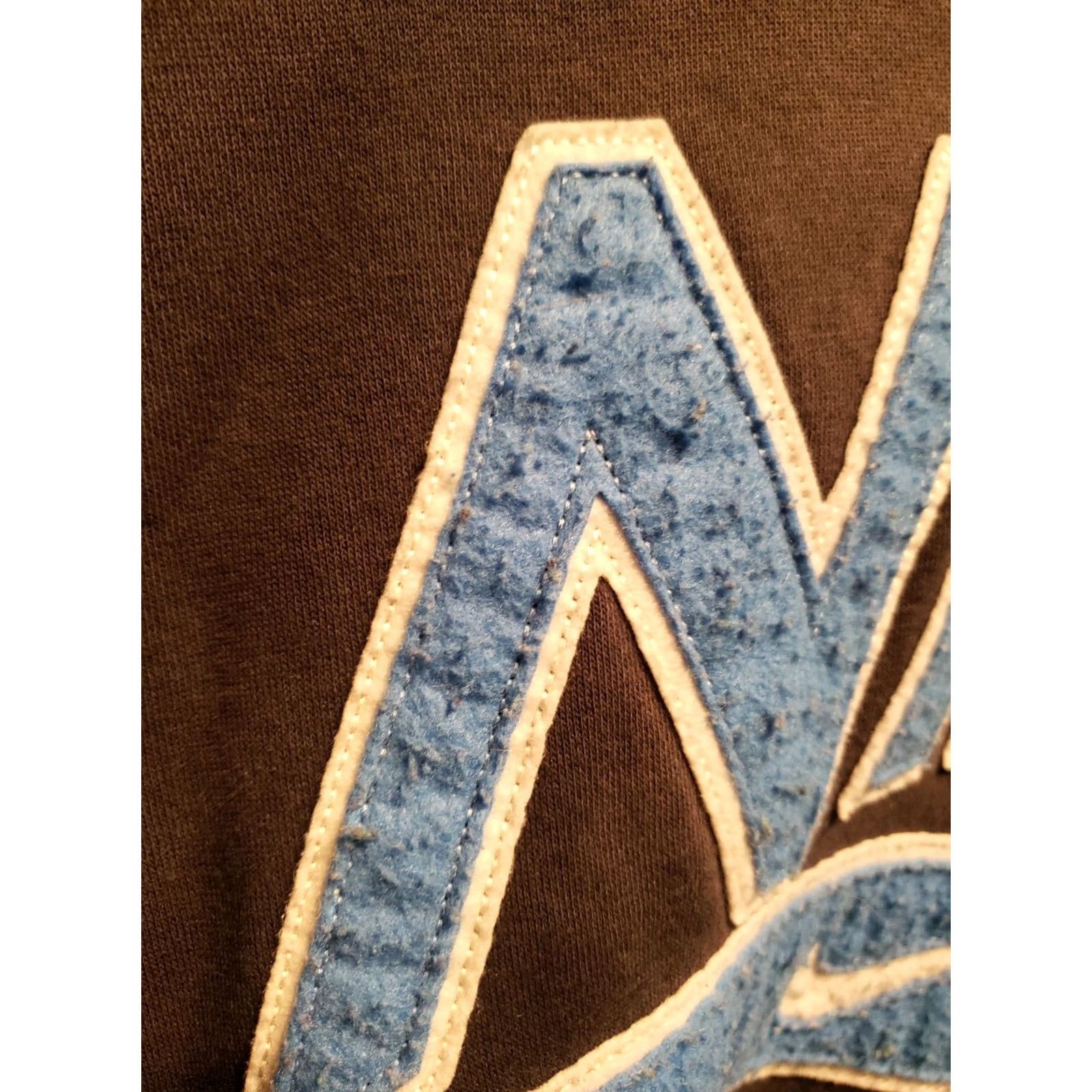 Nike VINTAGE Nike Air Swoosh Spellout Blue Hoodie Mens Small S Sweatshirt Hooded Pullover Blue SB Logo Ladies? Size US S / EU 44-46 / 1 - 4 Thumbnail