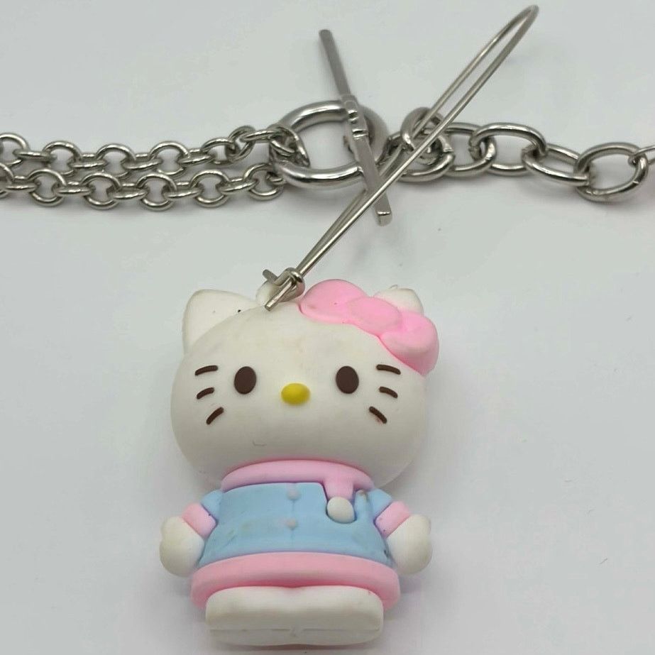 Other Silver & Pink Hello Kitty Necklace Size ONE SIZE - 2 Thumbnail