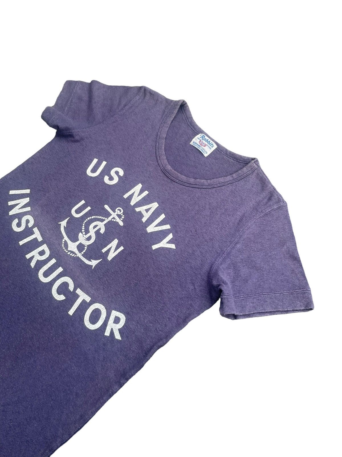 Japanese Brand Us Navy Instructor Faded Tshirt Size S / US 4 / IT 40 - 2 Thumbnail