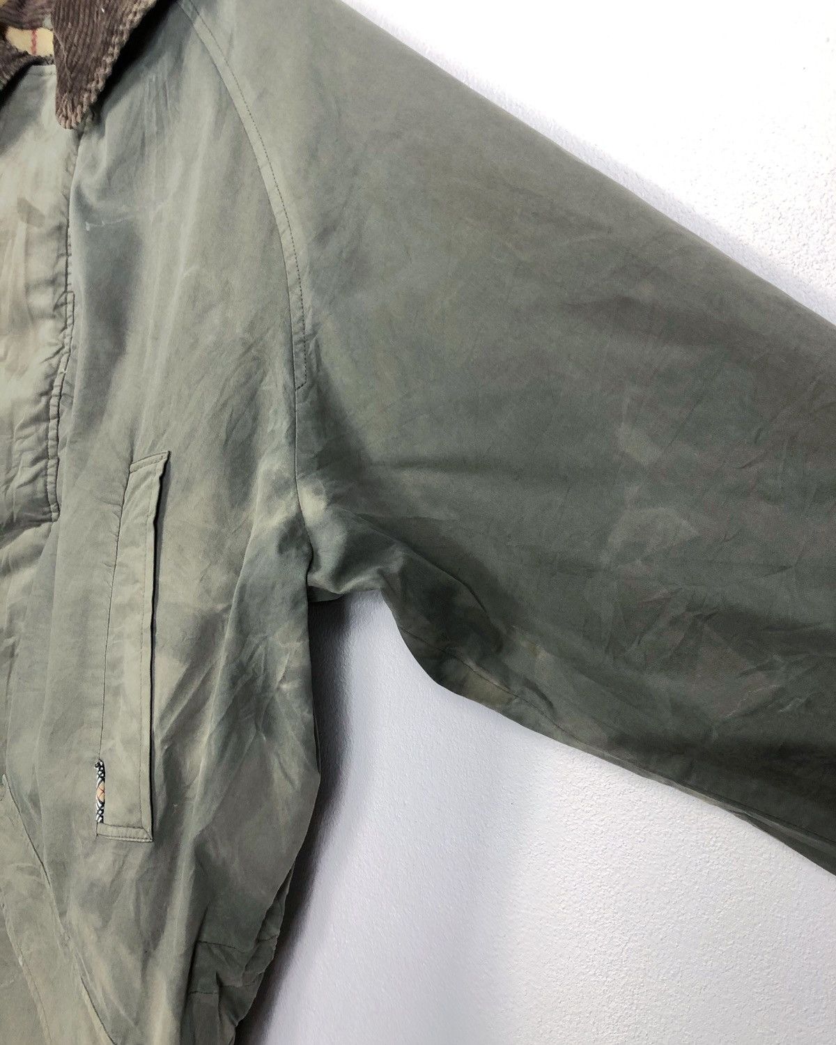 Burberry Vintage Faded Burberry Jacket Nova Check Made in England Size US XXL / EU 58 / 5 - 13 Thumbnail
