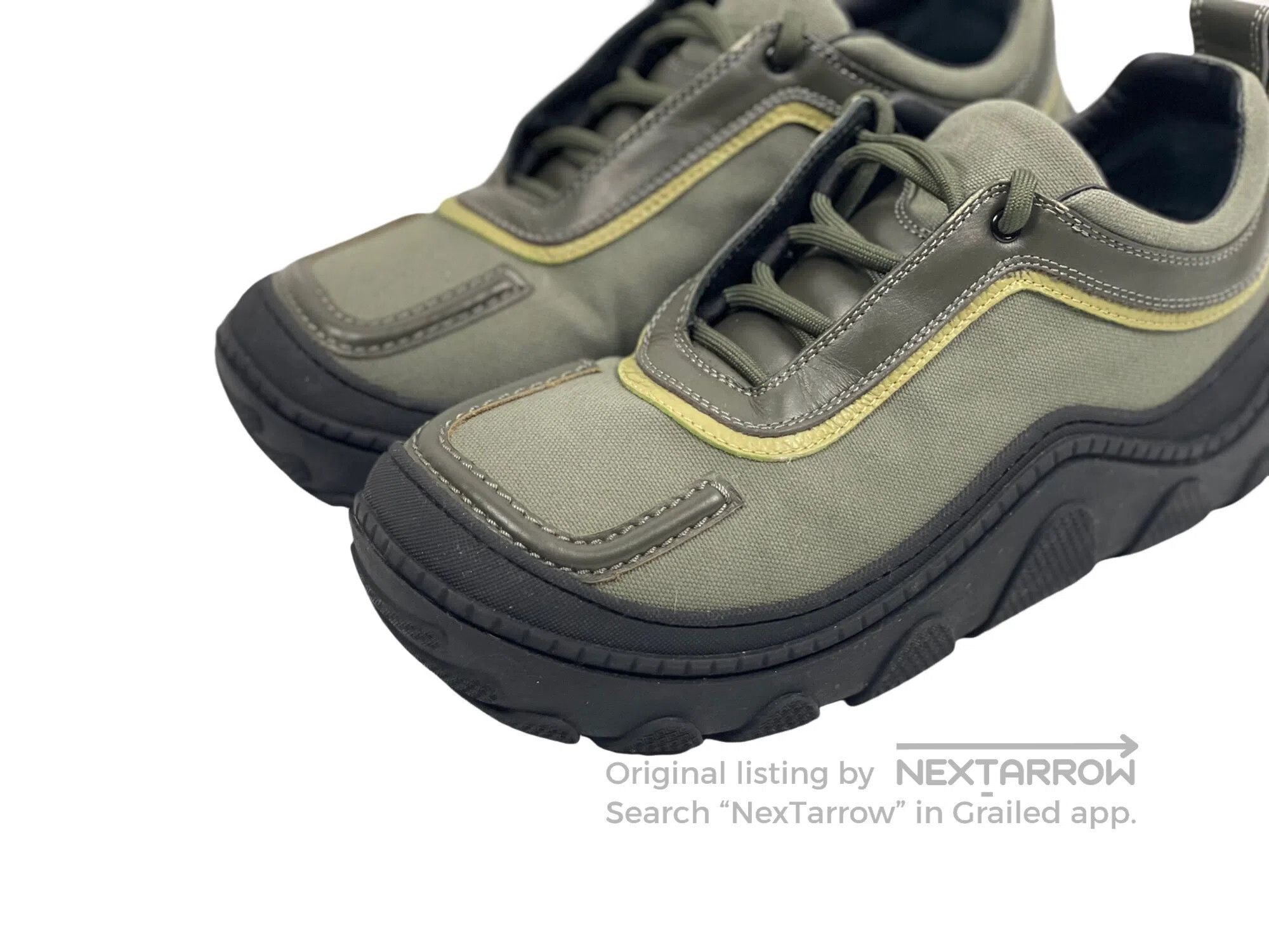 Kiko Kostadinov Kiko Kostadinov Military Green Thick-soled Work Shoes Size US 9 / EU 42 - 2 Thumbnail