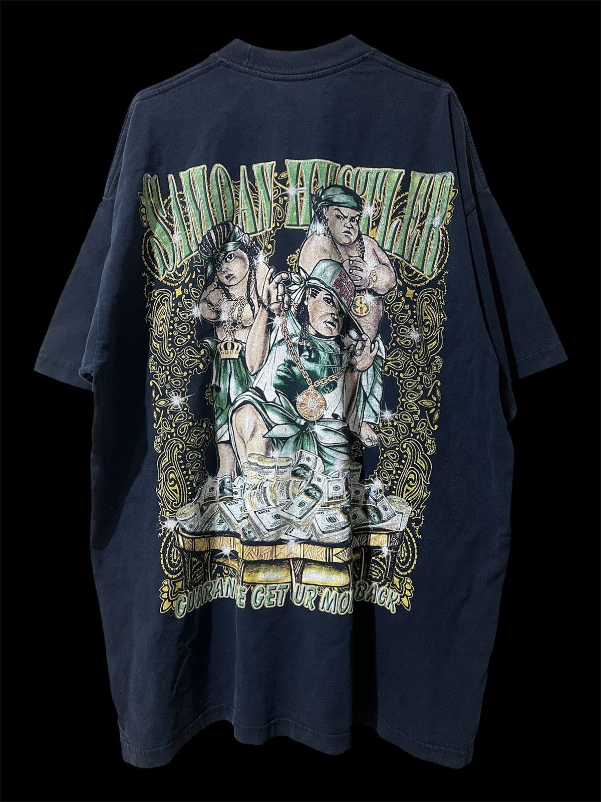 Rap Tees Vintage Y2K Lil Uso Samoan hustler hiphop Tee 2XL Faded Size US XXL / EU 58 / 5 - 2 Thumbnail