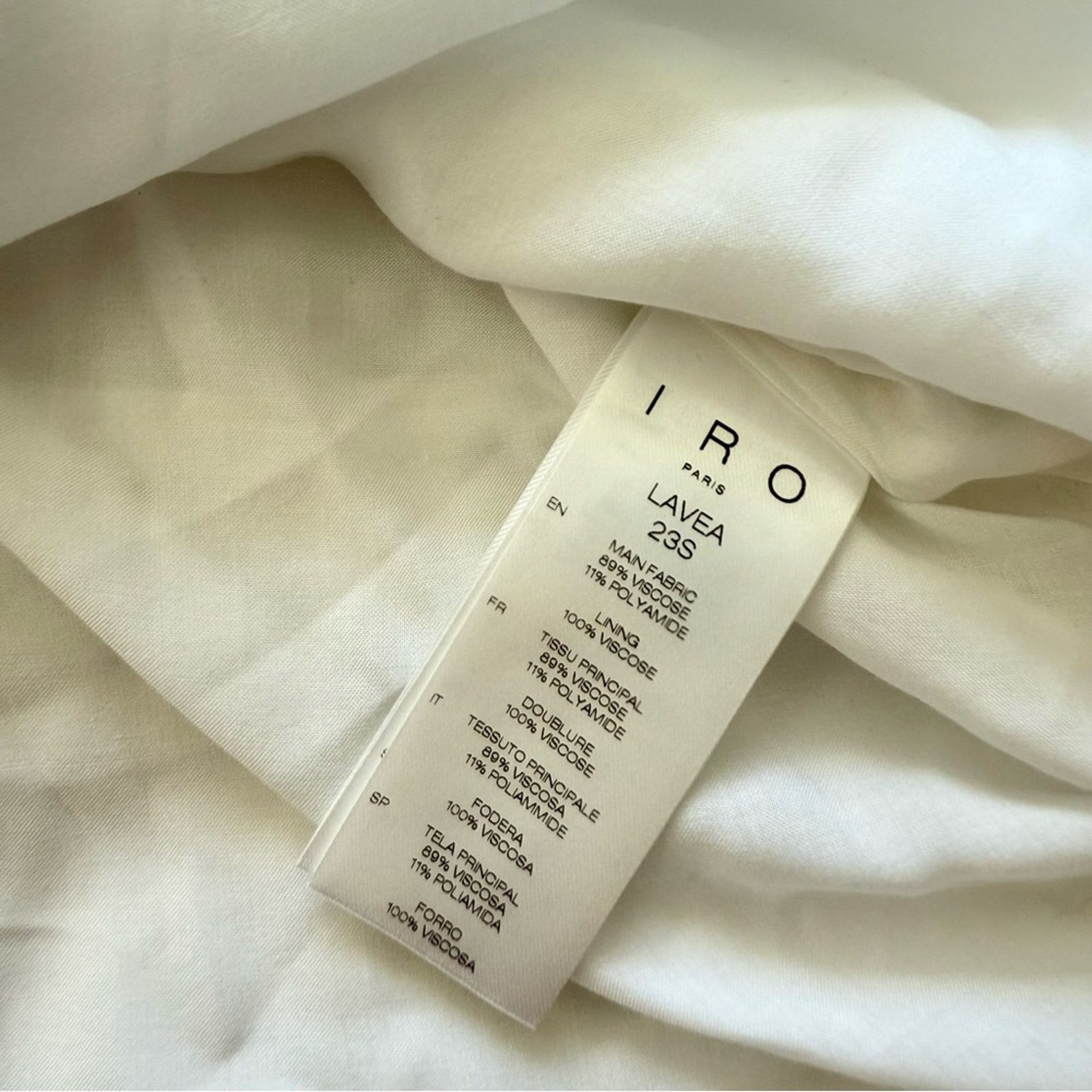 Iro NWT!! IRO white dress size 34 FR or 4 US Retail 495$ Size S / US 4 / IT 40 - 9 Thumbnail