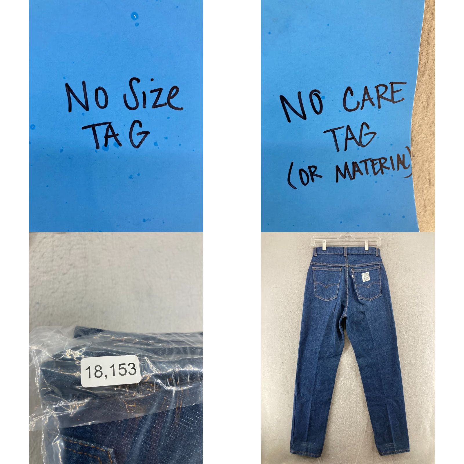 Levi's Levi's Jeans Womens 28x32 High Rise Straight Dark Wash 70s Vintage Size 28" / US 6 / IT 42 - 8 Thumbnail