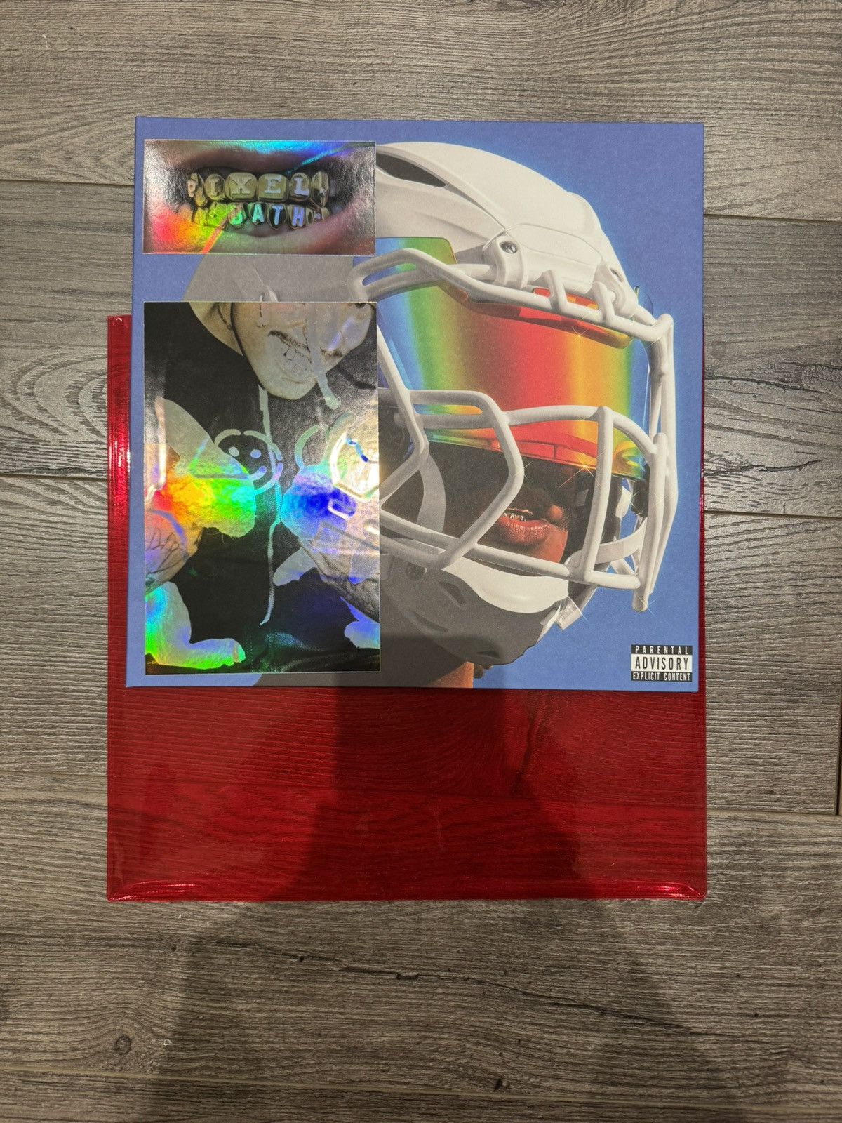 image of Brockhampton x Drain Gang Jean Dawson Pixel Bath Vinyl in Blue, Men's
