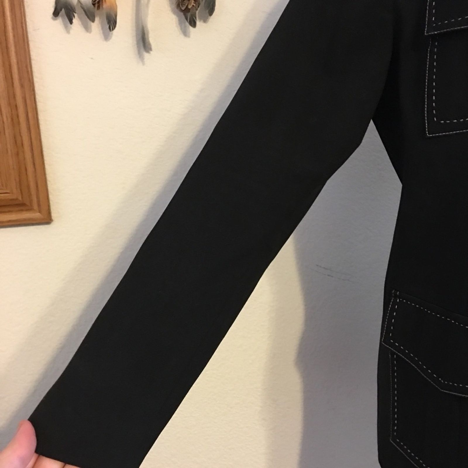 Other Massini stretch stitch detail jacket and skirt set Size M / US 6-8 / IT 42-44 - 4 Thumbnail