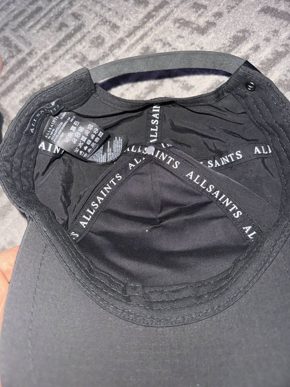 Allsaints Allsaints black hat Size ONE SIZE - 3 Thumbnail