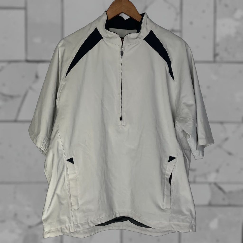 Vintage Sun Mountain Outerwear Jacket Mens Size M Beige Windbreaker Half-Zip Pullover Size US M / EU 48-50 / 2 - 1 Thumbnail