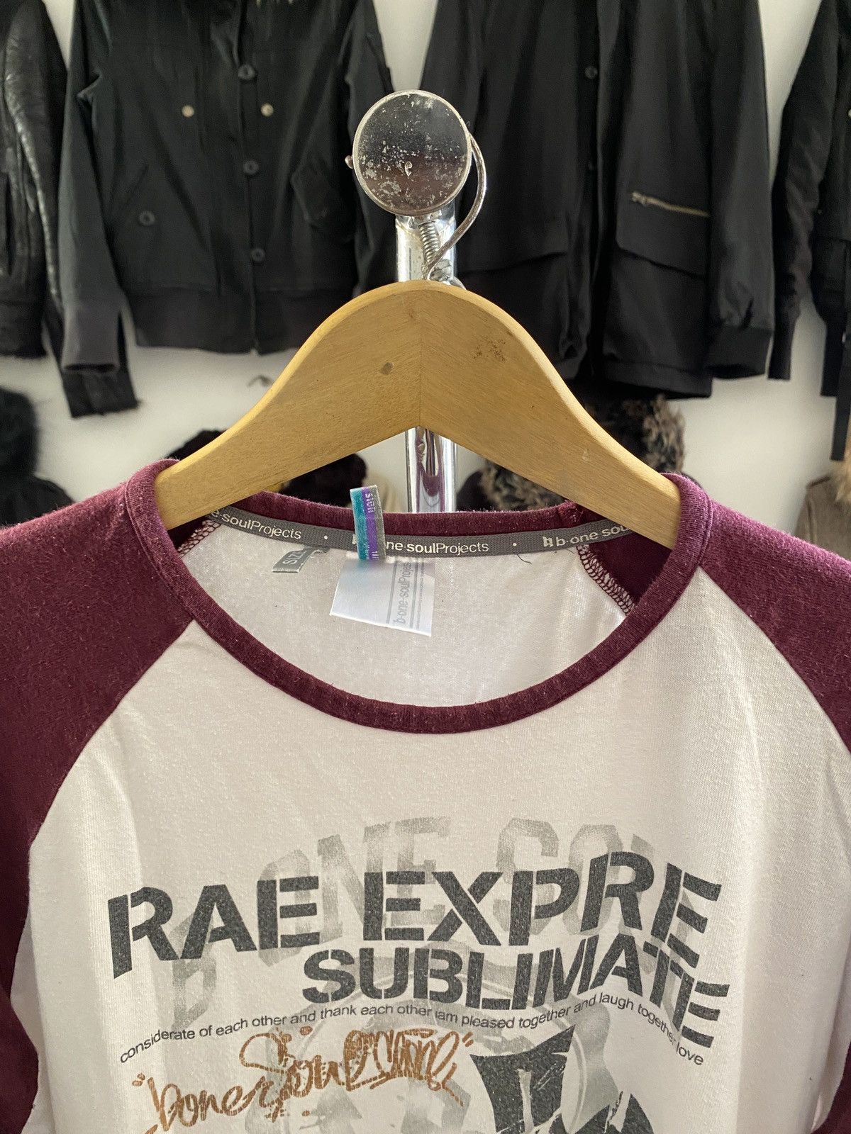 Hysteric Glamour × Undercover Japnese Bonesoul Poem vetements Style Long Slevee Tee Size US XL / EU 56 / 4 - 8 Thumbnail