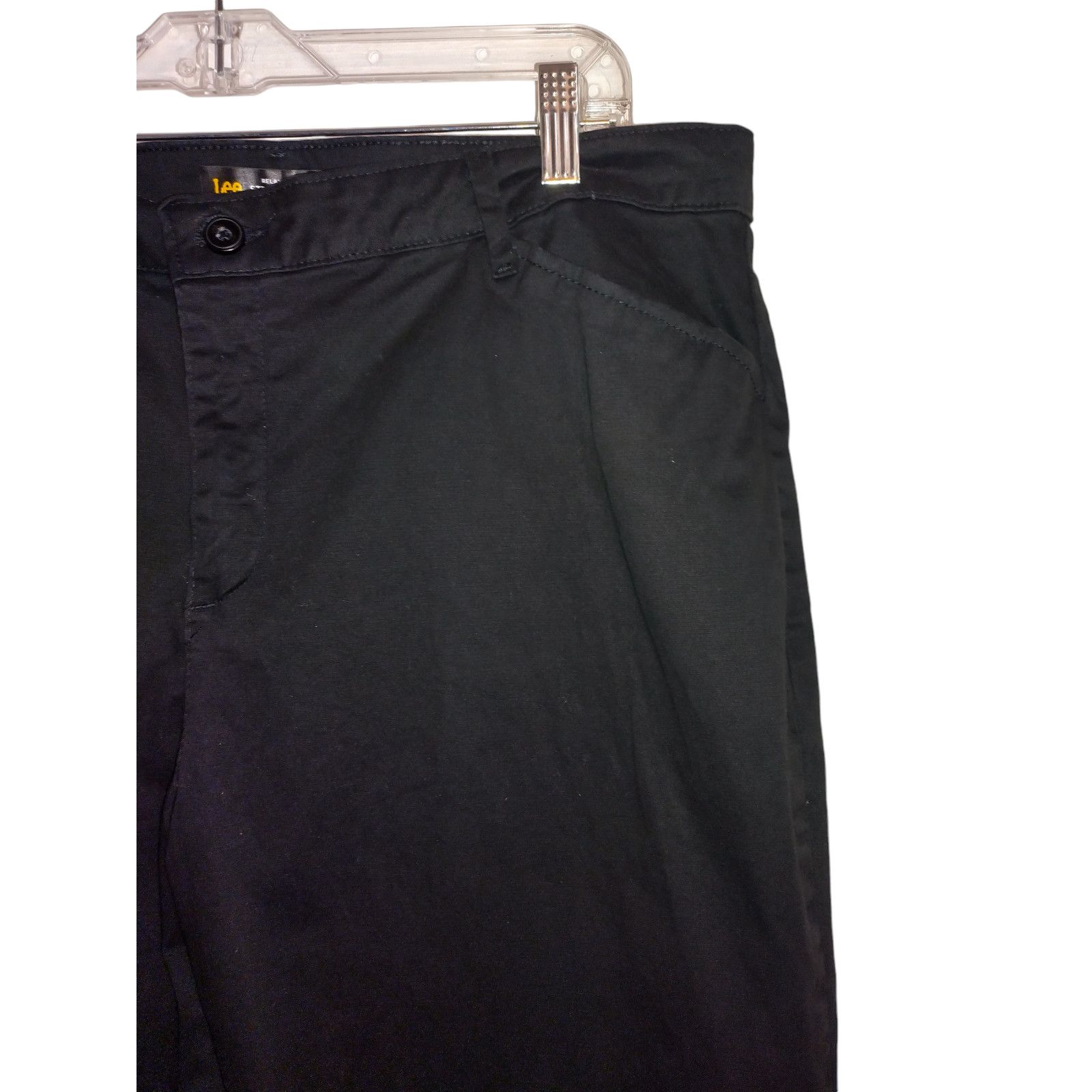 Lee Lee Womens Mid-rise Straight leg Pants Black Size 16 Size 38" / US 16 / IT 52 - 3 Thumbnail