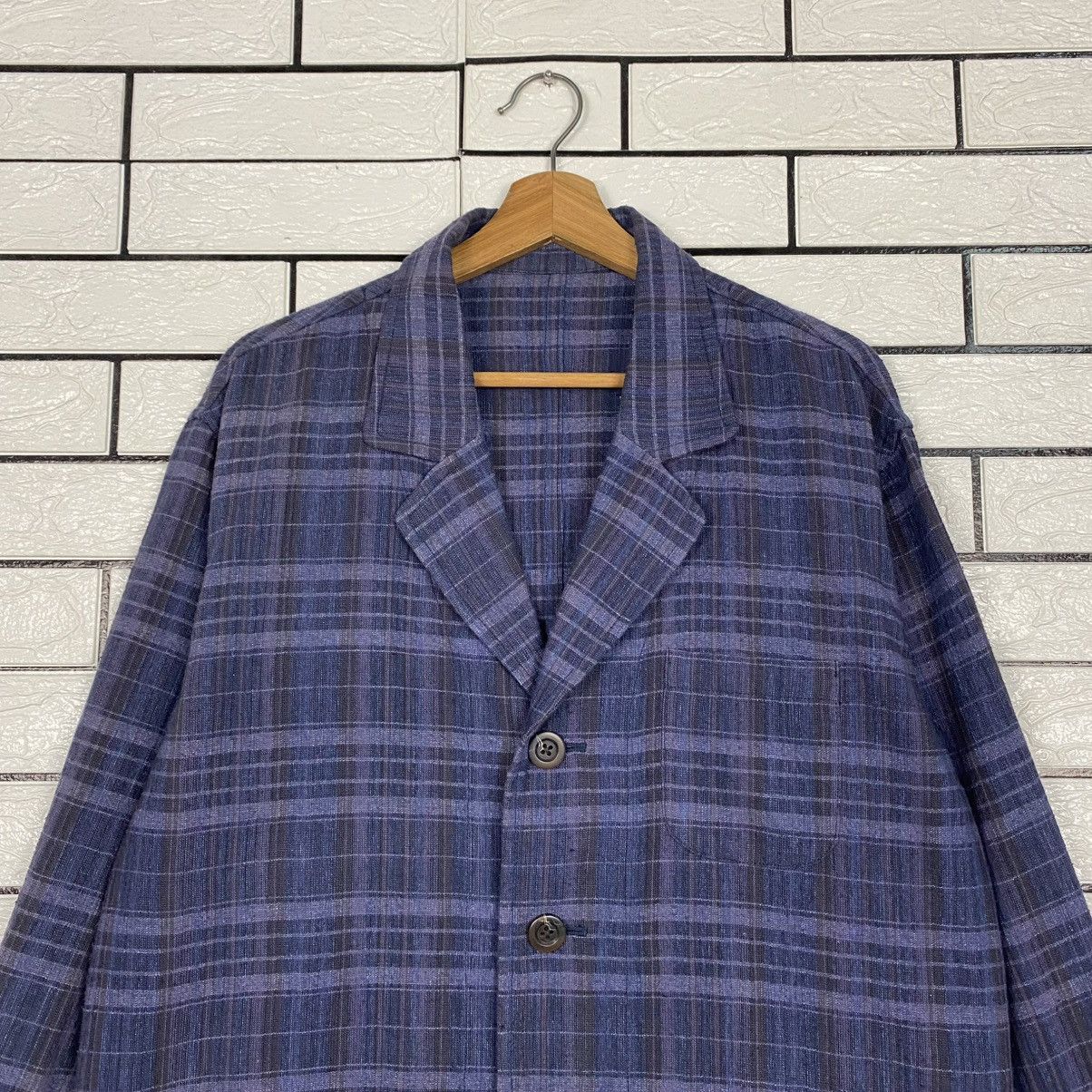Japanese Brand 🔥VINTAGE CHORE JACKET EAST BOY TARTAN DESIGN ISSEY MIYAKE Size US L / EU 52-54 / 3 - 3 Thumbnail