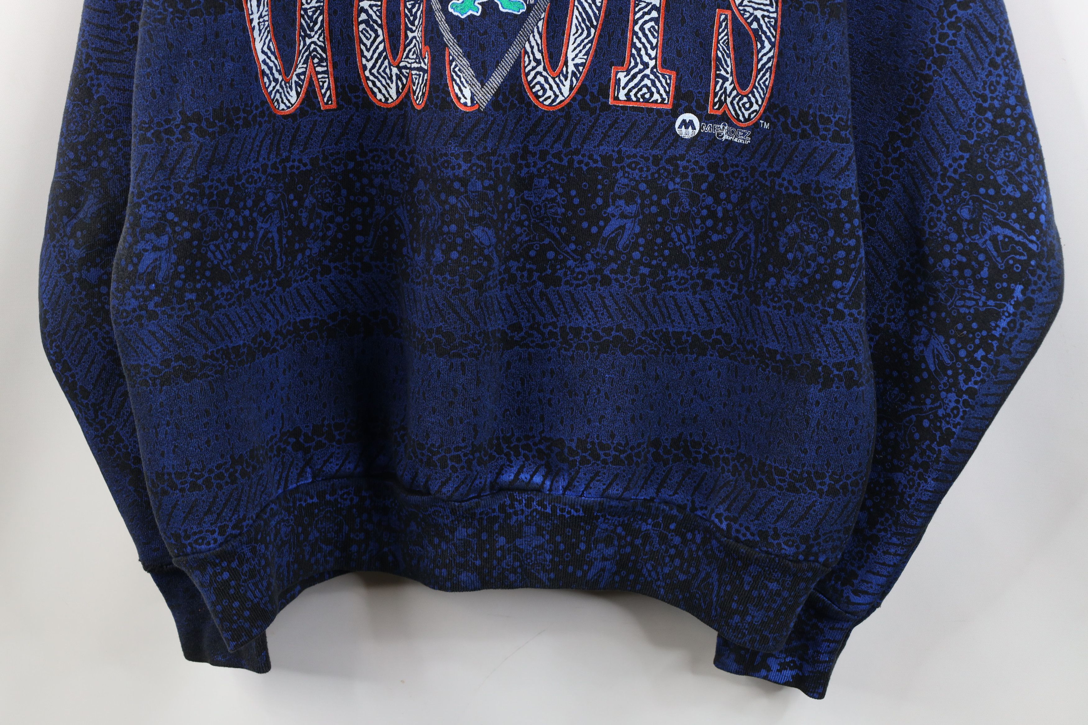 Vintage Vintage 90s University of Florida Football Print Sweatshirt Size US L / EU 52-54 / 3 - 3 Thumbnail