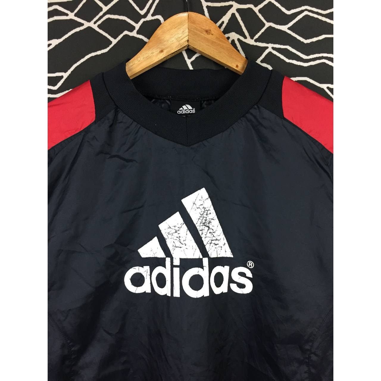 Adidas × Vintage Vtg Adidas Big Logo Pullover Windbreaker Jacket Size US M / EU 48-50 / 2 - 3 Thumbnail