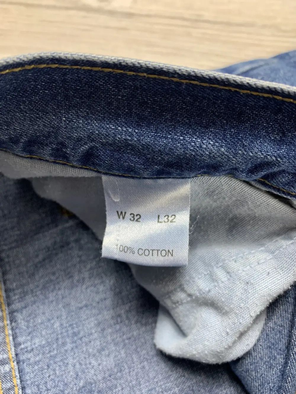 Armani × Vintage Armani Jeans Straight Denim Pants Baggy Vintage Style Skate Size US 32 / EU 48 - 7 Thumbnail
