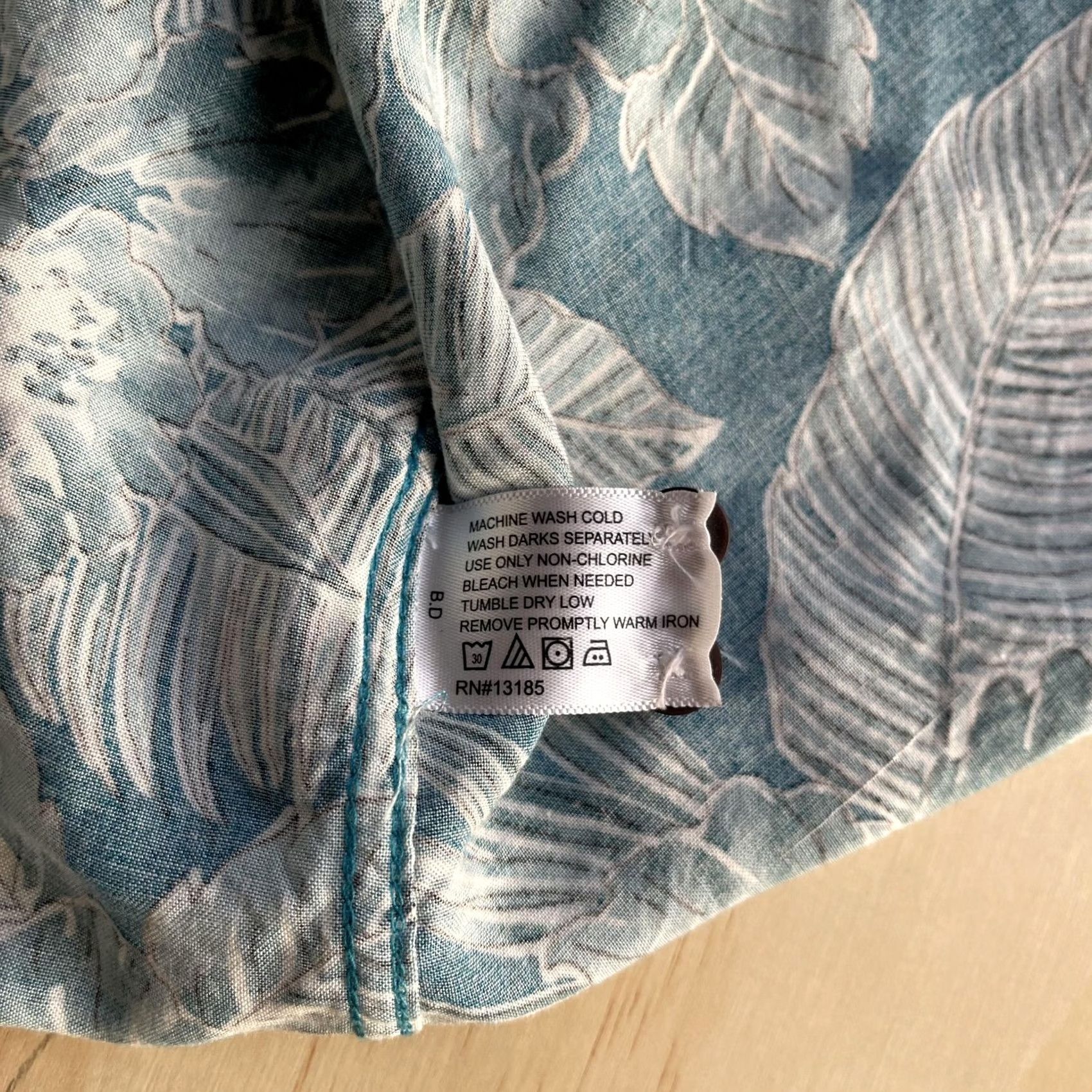 Vintage Campia Shirt Mens 2XL Blue Floral Hawaiian Tropical Short Sleeve Rayon Button Up Size US XXL / EU 58 / 5 - 3 Thumbnail