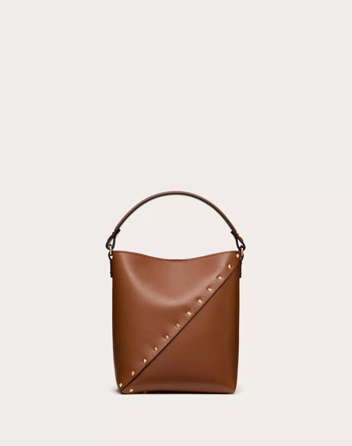 Valentino oc11z0725 Size:OS/ Wispy Calfskin Bucket Bag in Brown Size ONE SIZE - 3 Thumbnail
