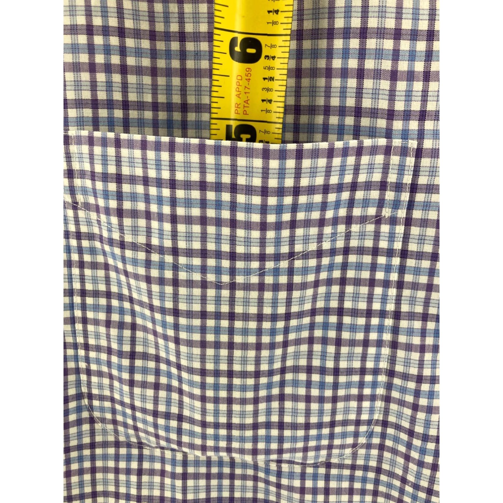 Jos. A. Bank Jos. A. Bank Traveler Shirt Mens Medium Tailored Fit Plaid Cotton Button-Down Collared Shirt Color Multicolor Travel 90s Classic Mens Size US M / EU 48-50 / 2 - 7 Thumbnail