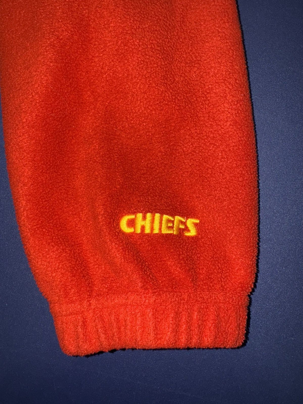 NFL × Vintage Vintage NFL Apparel Kansas City Chiefs Quarter Zip Pullover Size US L / EU 52-54 / 3 - 4 Thumbnail
